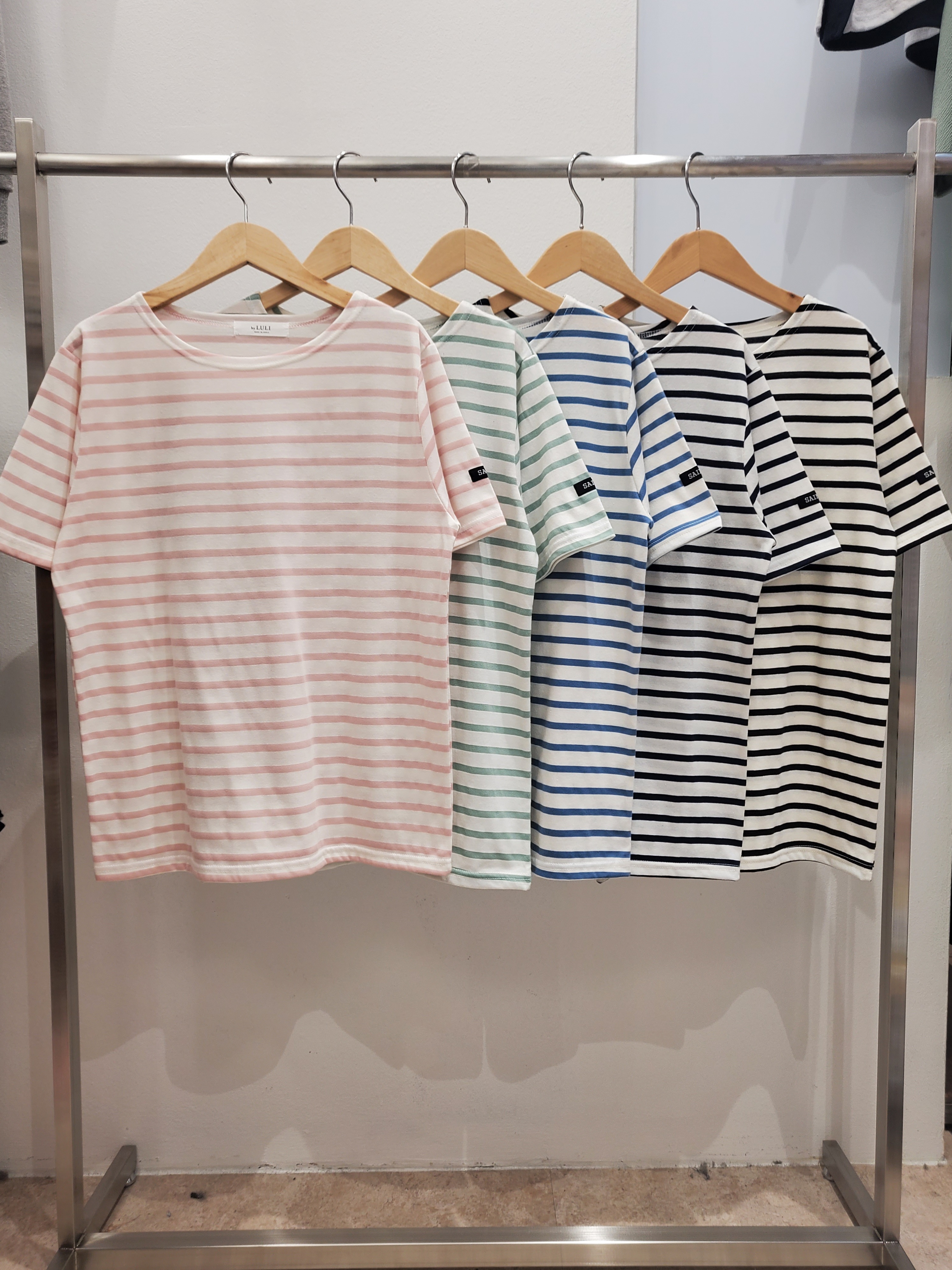 ラウンドネック半袖ボーダーTシャツ | 詳細画像12