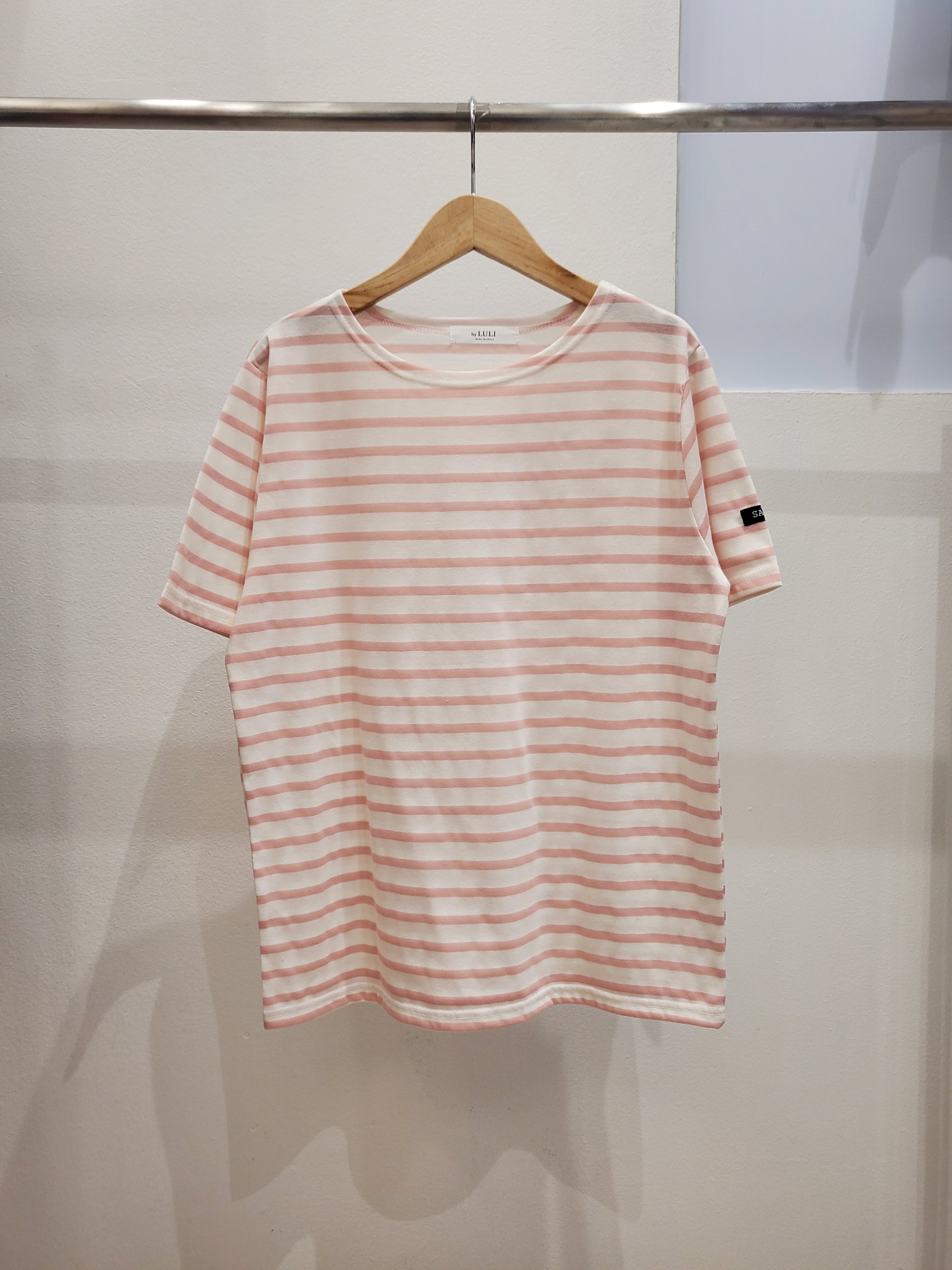 ラウンドネック半袖ボーダーTシャツ | 詳細画像13