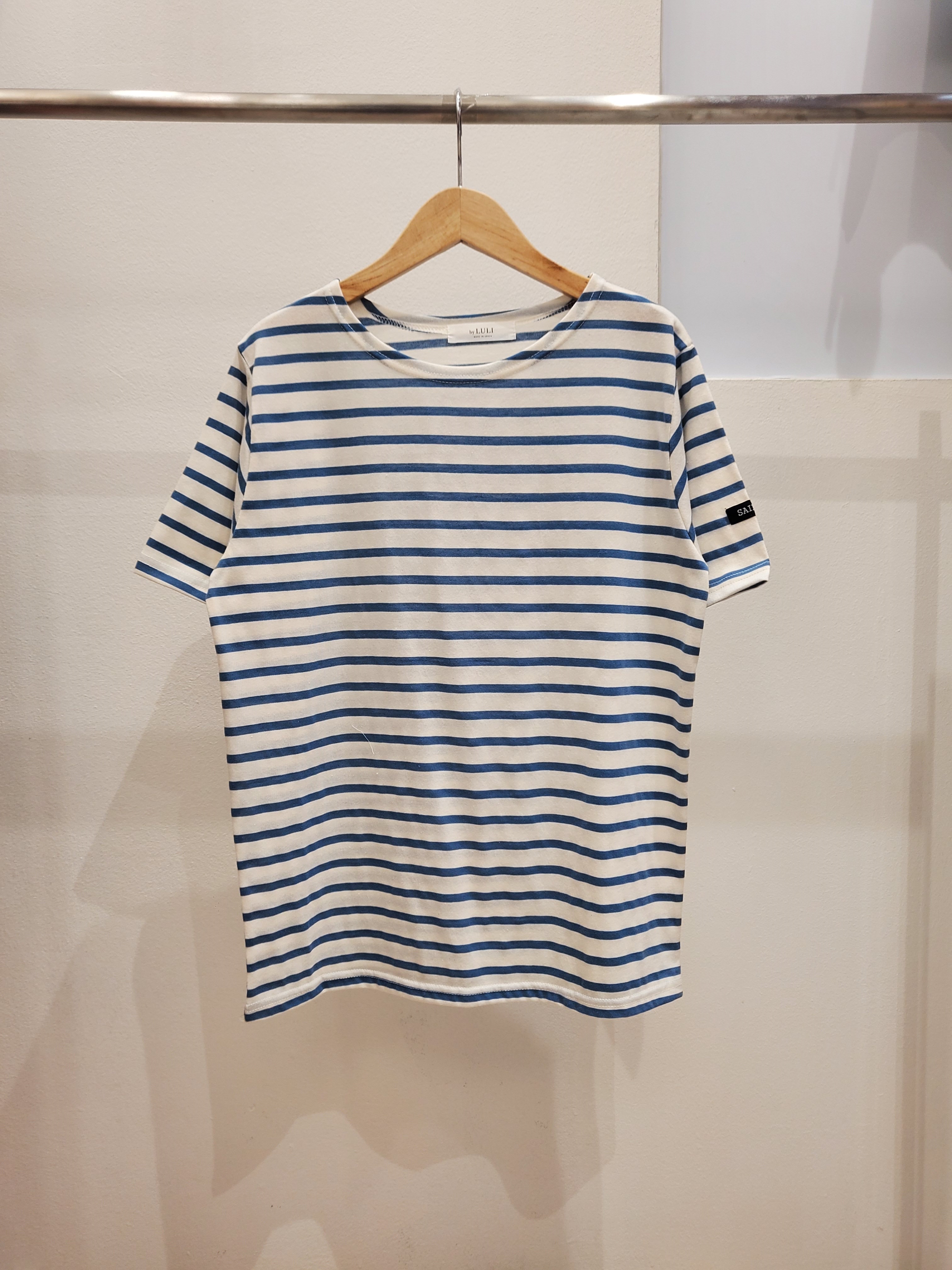 ラウンドネック半袖ボーダーTシャツ | 詳細画像15