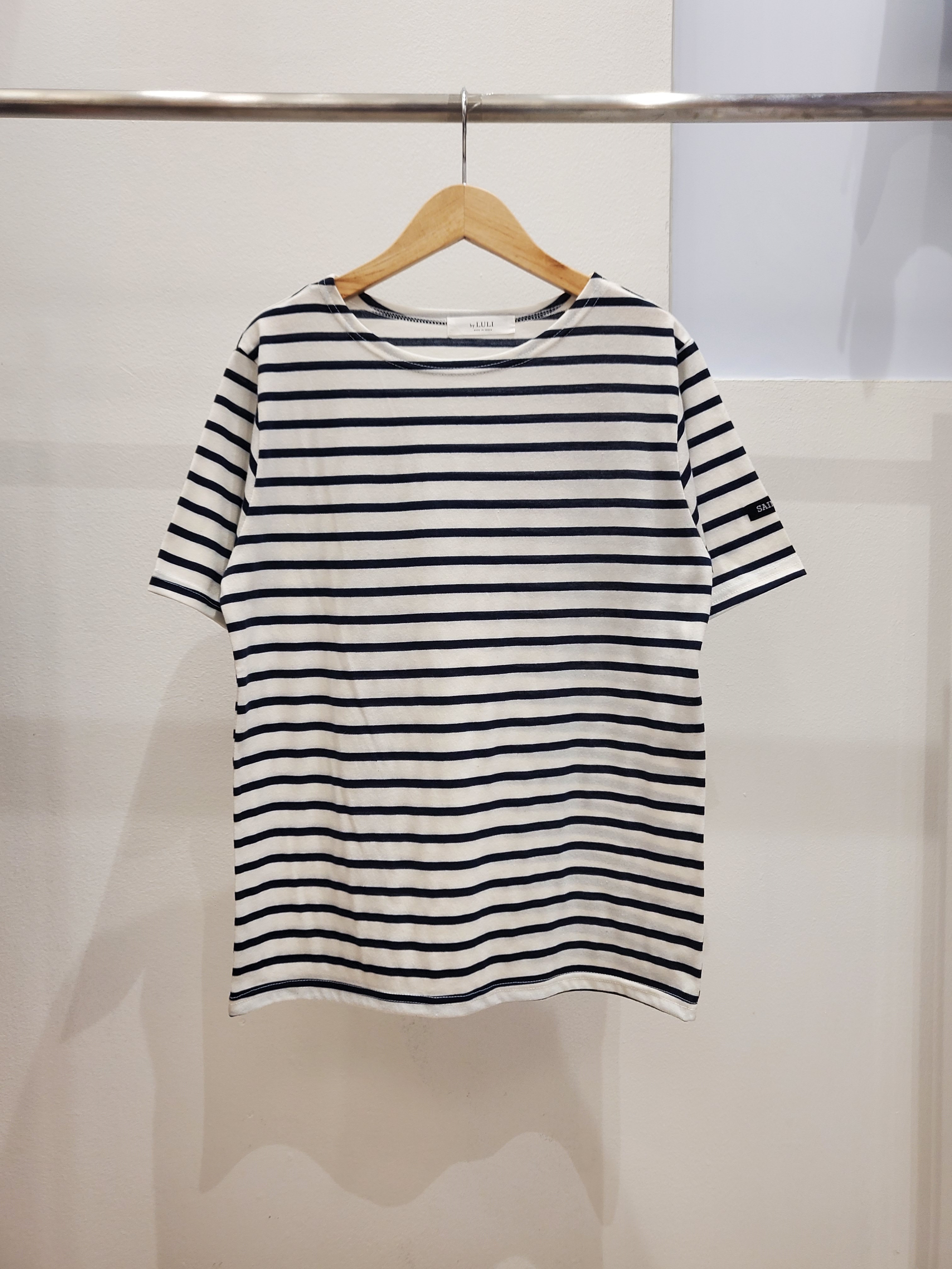 ラウンドネック半袖ボーダーTシャツ | 詳細画像16