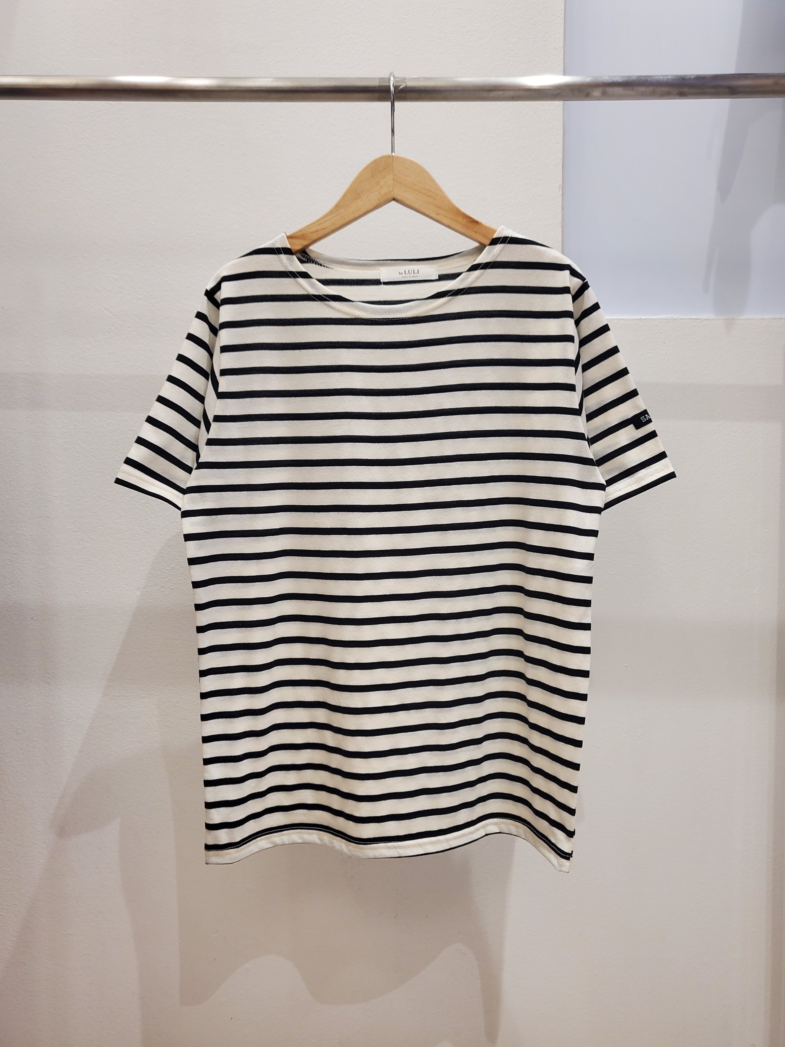 ラウンドネック半袖ボーダーTシャツ | 詳細画像17