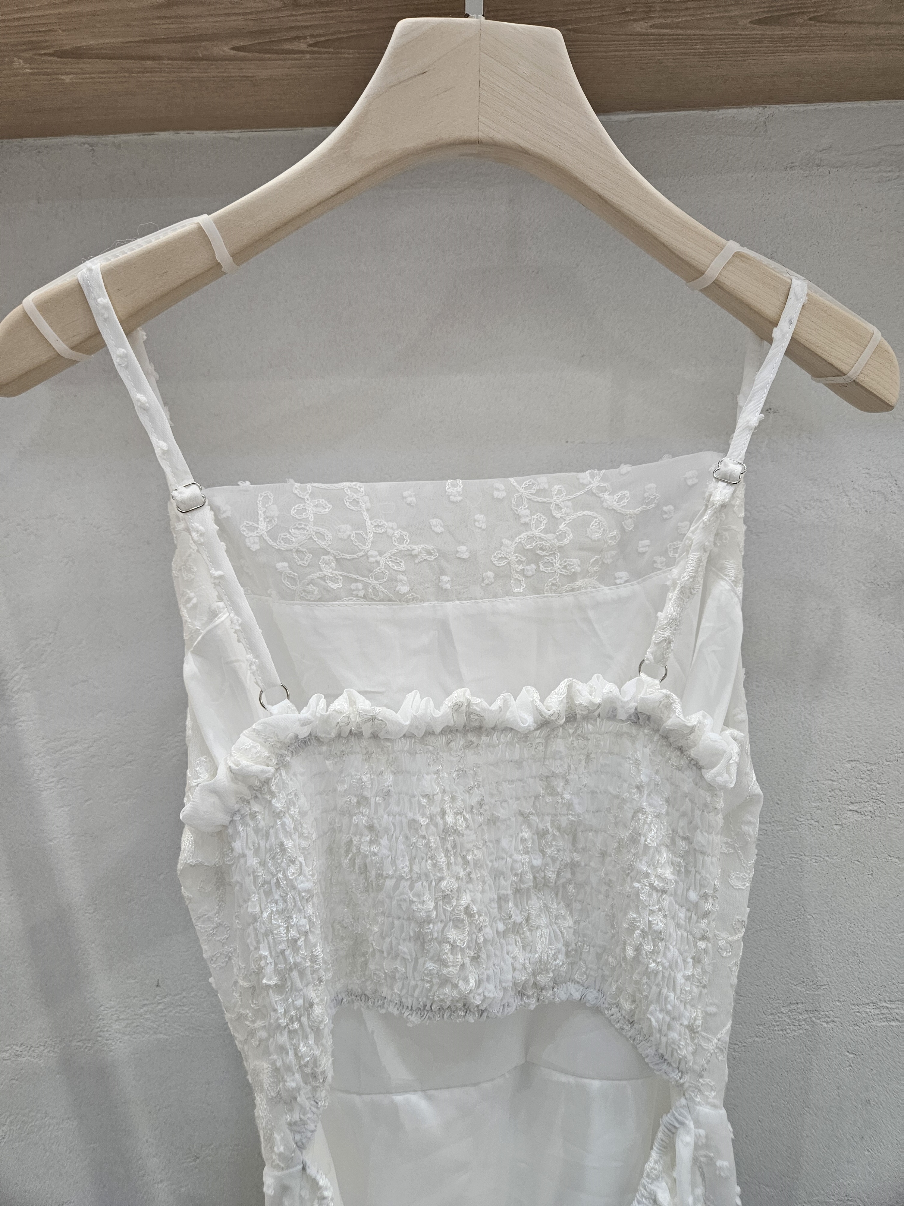 レースバックゴムスリムロングキャミワンピース | 詳細画像19