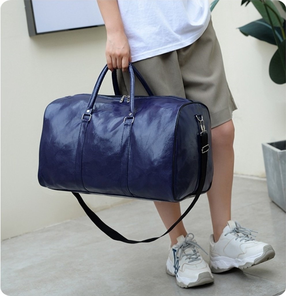 レザー調ショルダーバッグトートバッグ2WAYストラップセット(バックルあり) | 詳細画像3