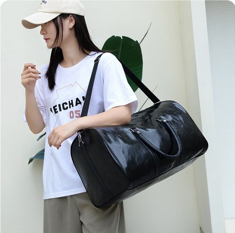 レザー調ショルダーバッグトートバッグ2WAYストラップセット(バックルあり) | 詳細画像5