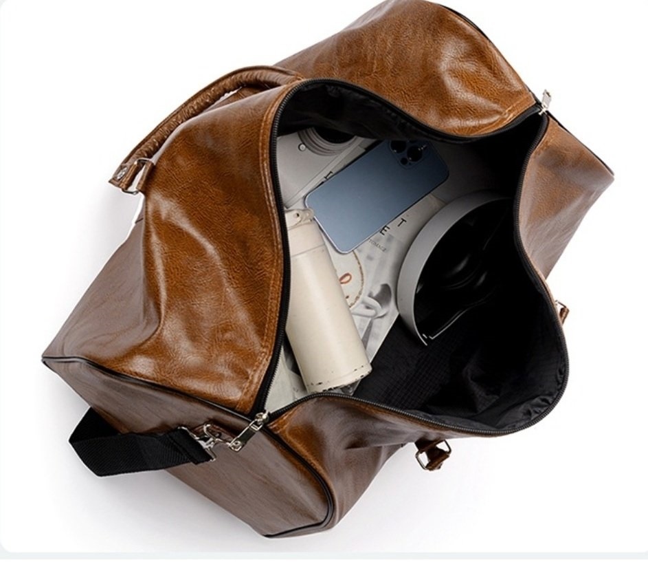 レザー調ショルダーバッグトートバッグ2WAYストラップセット(バックルあり) | 詳細画像11