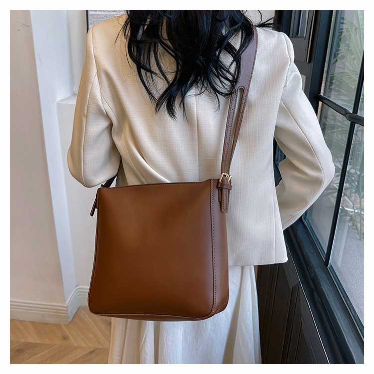 レザー調ショルダーバッグトートバッグショルダーバッグストラップ付2pc セット | 詳細画像8