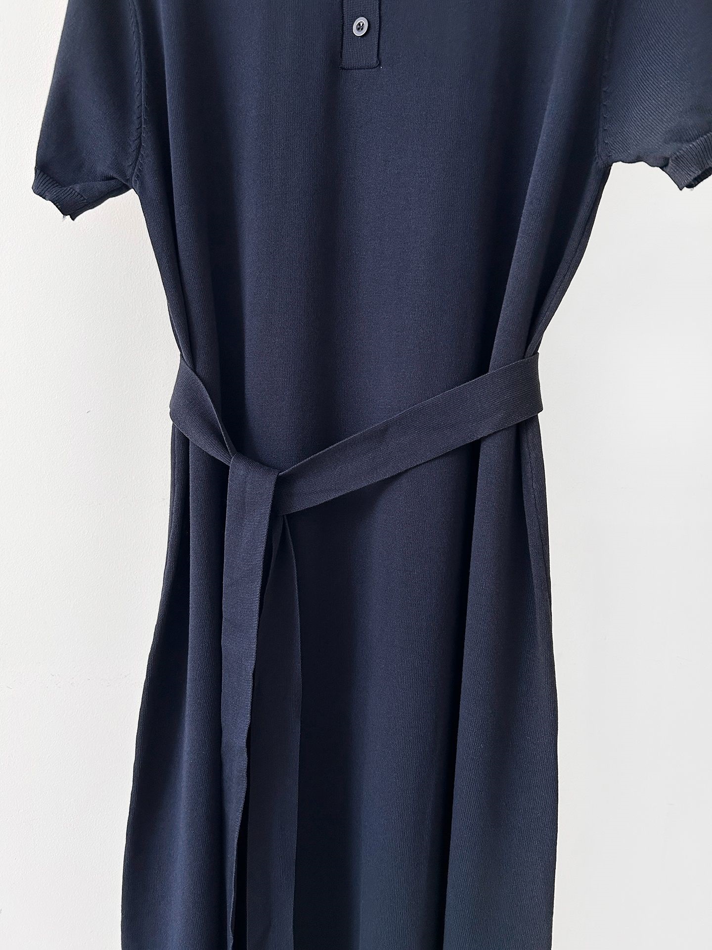 ニットボタンカラーロング半袖ワンピースストラップ付 | 詳細画像41