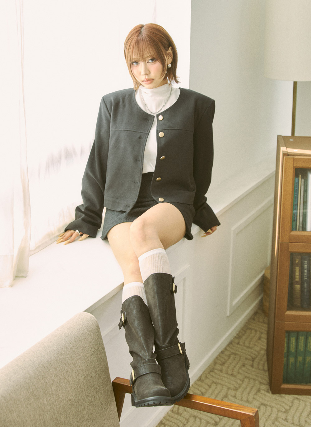 ツイードショートショートパンツ | DHOLIC | 詳細画像4