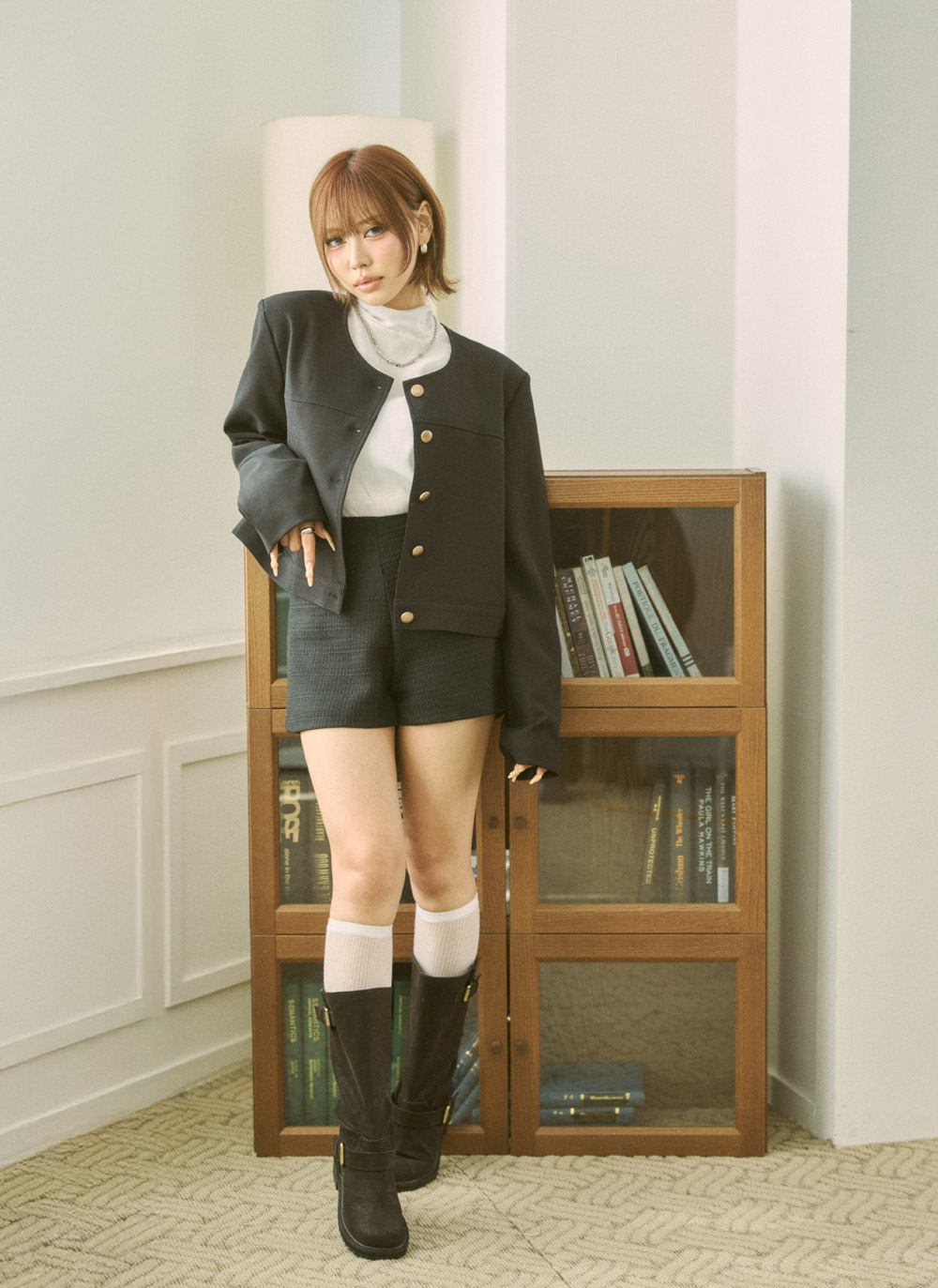 ツイードショートショートパンツ | DHOLIC | 詳細画像13