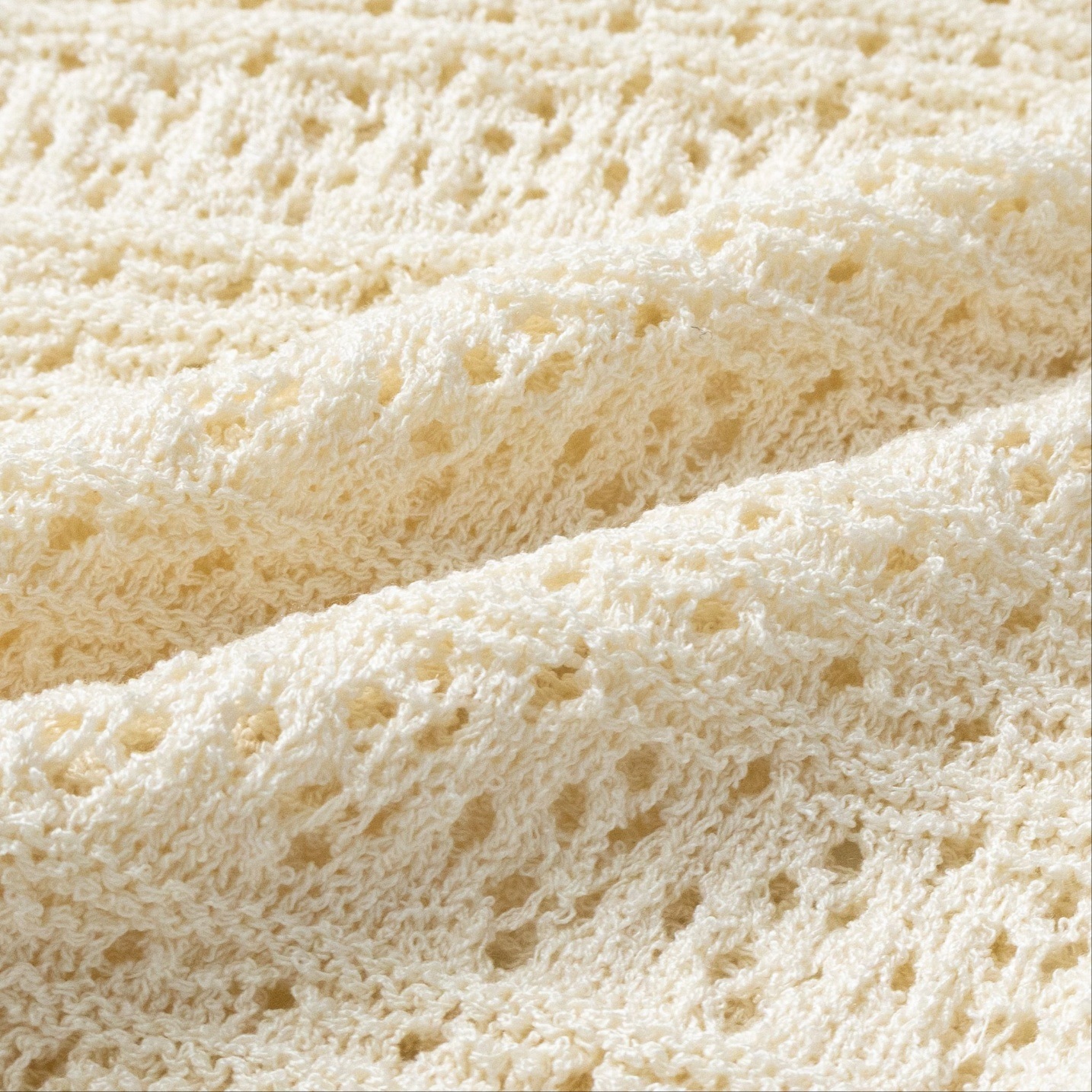 アクリルボタンVネックパンチングルーズ長袖カーディガン | 詳細画像12