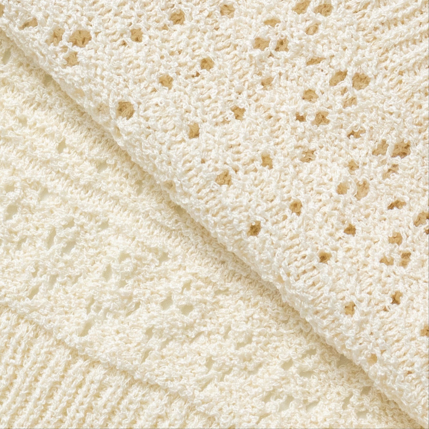 アクリルボタンVネックパンチングルーズ長袖カーディガン | 詳細画像13