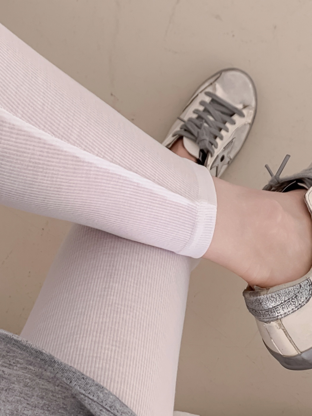 リブストレッチウエストゴムレギンス | 詳細画像12