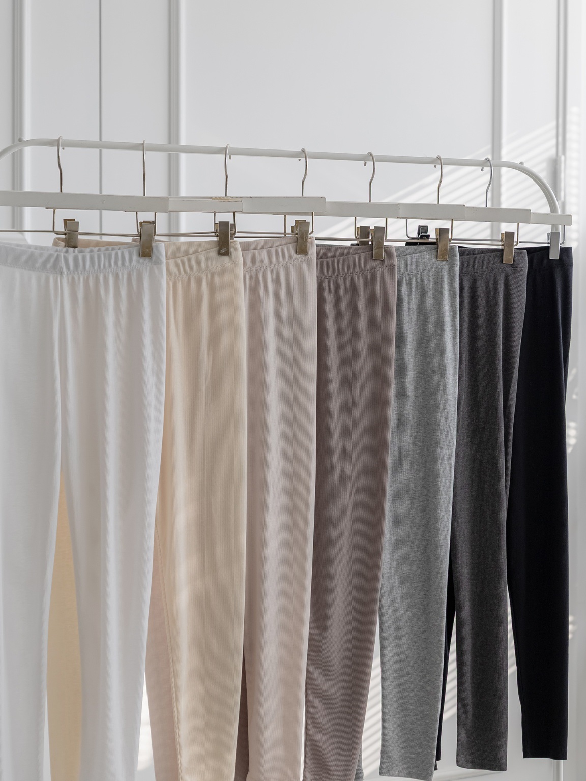 リブストレッチウエストゴムレギンス | 詳細画像21