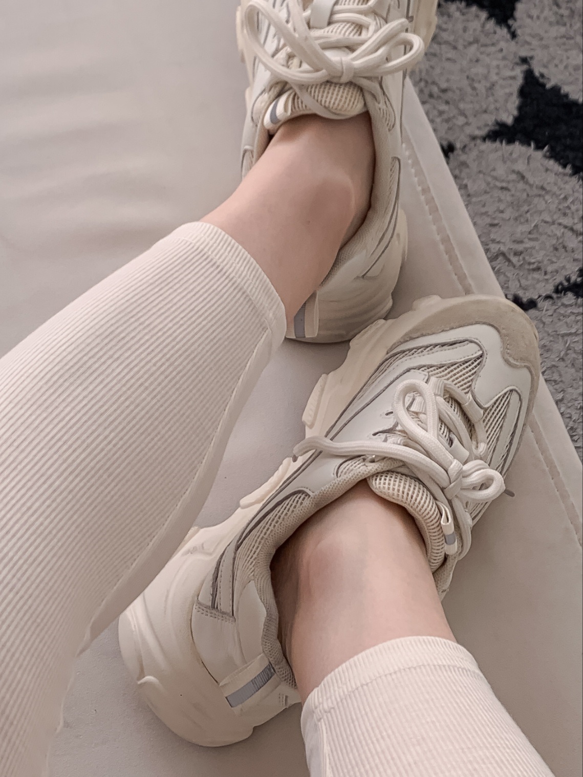 リブストレッチウエストゴムレギンス | 詳細画像18