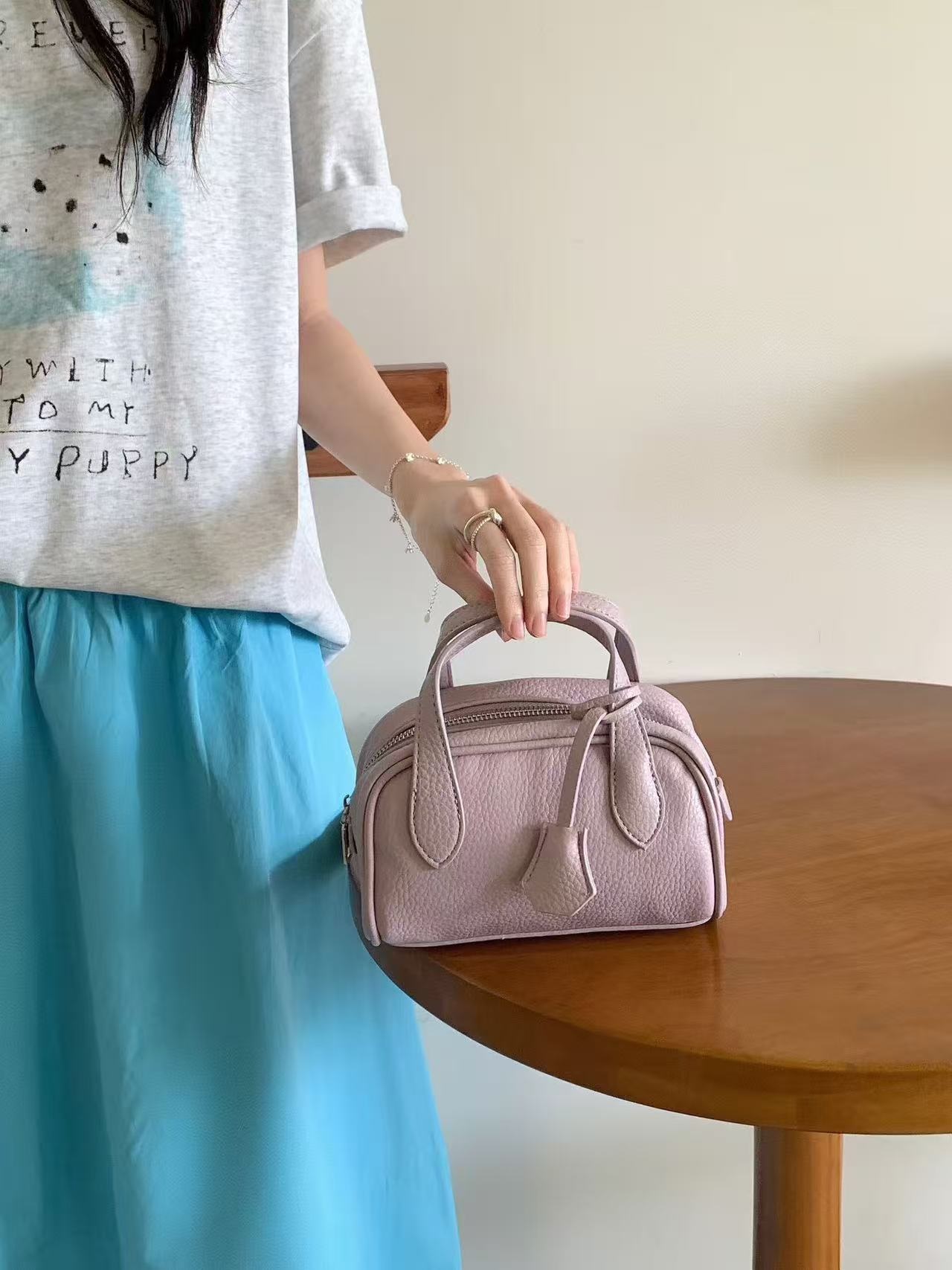 レザー調ミニショルダーバッグ | 詳細画像5