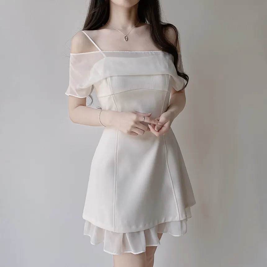 ストラップミニフリルワンピース | mirangmirang | 詳細画像2