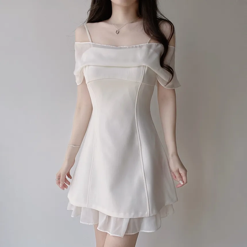 ストラップミニフリルワンピース | mirangmirang | 詳細画像3