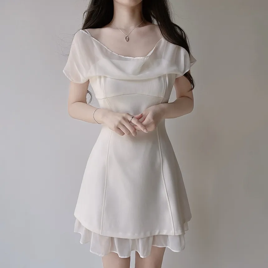 ストラップミニフリルワンピース | mirangmirang | 詳細画像4