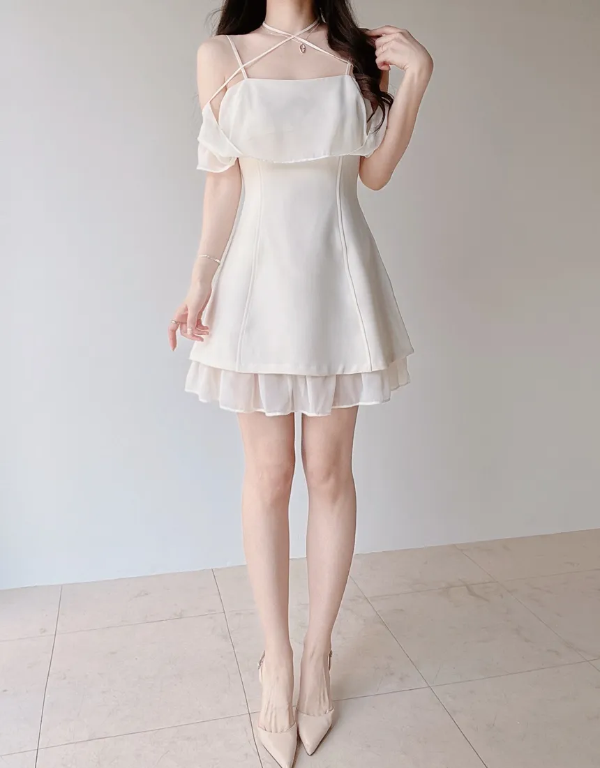 ストラップミニフリルワンピース | mirangmirang | 詳細画像9