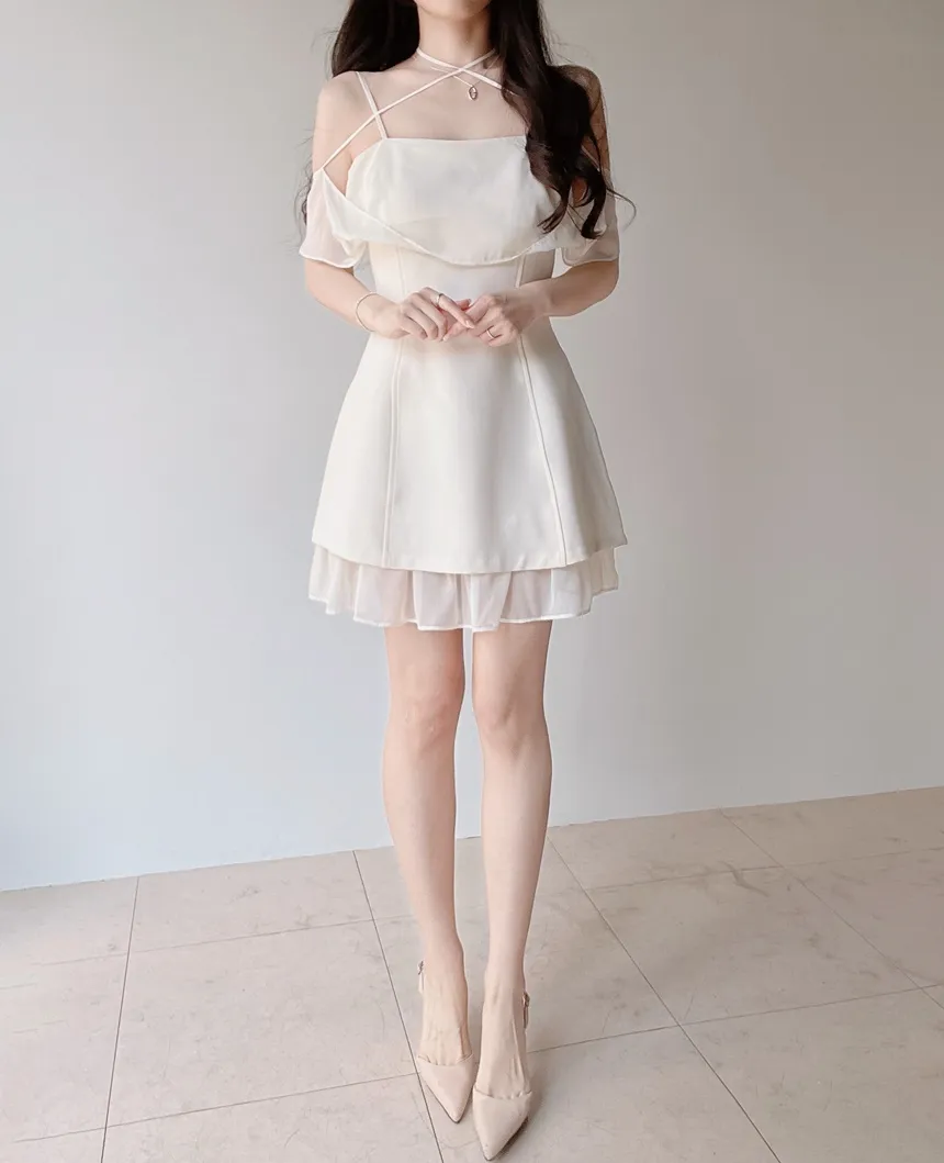 ストラップミニフリルワンピース | mirangmirang | 詳細画像10