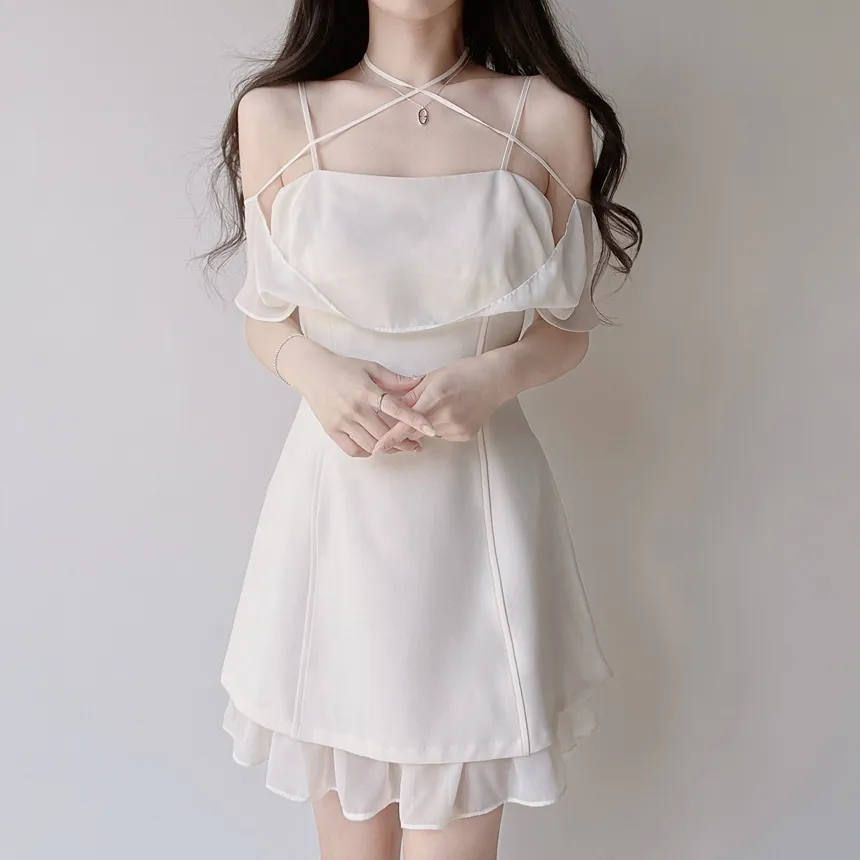 ストラップミニフリルワンピース | mirangmirang | 詳細画像11