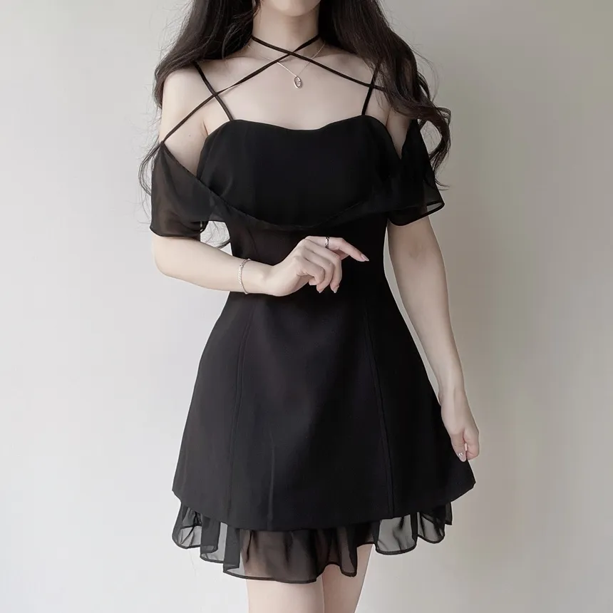 ストラップミニフリルワンピース | mirangmirang | 詳細画像15