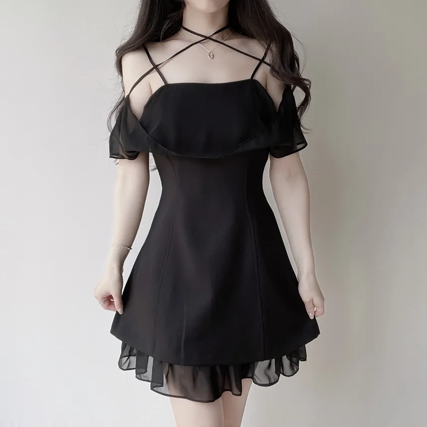 ストラップミニフリルワンピース | mirangmirang | 詳細画像16