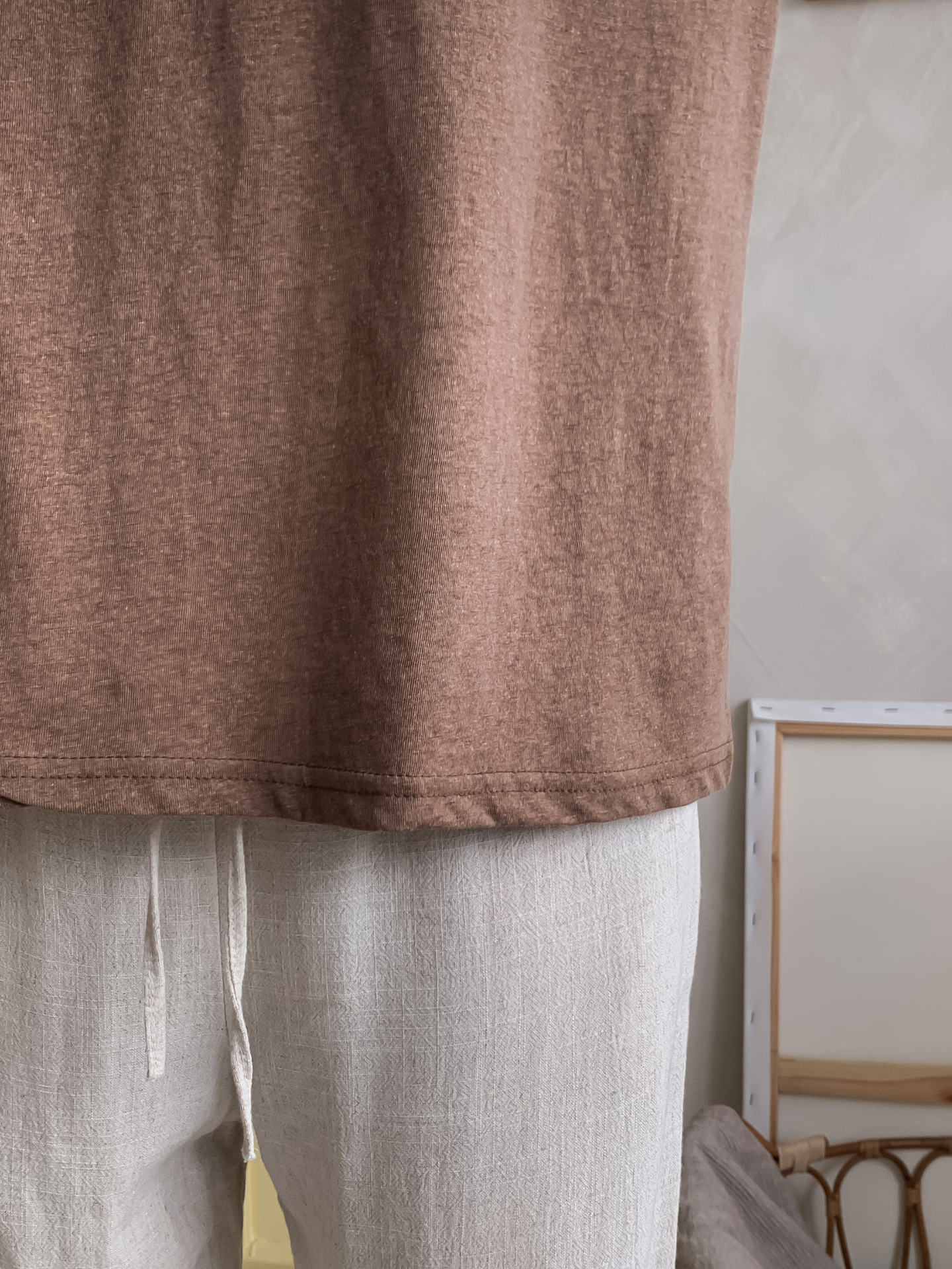 コットンラウンドネック半袖レタリングTシャツ | 詳細画像29