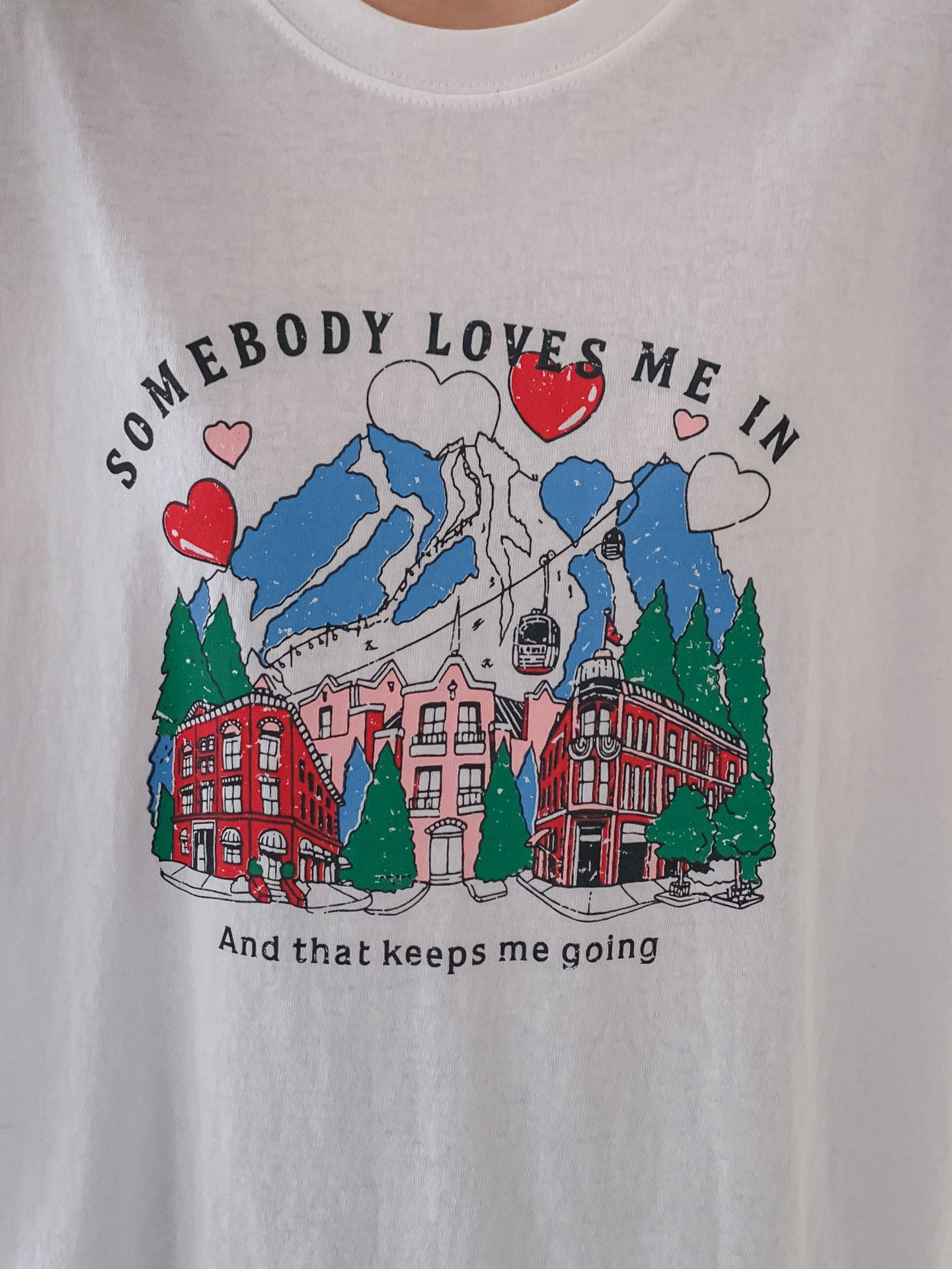 コットンラウンドネック半袖プリントTシャツ | 詳細画像11