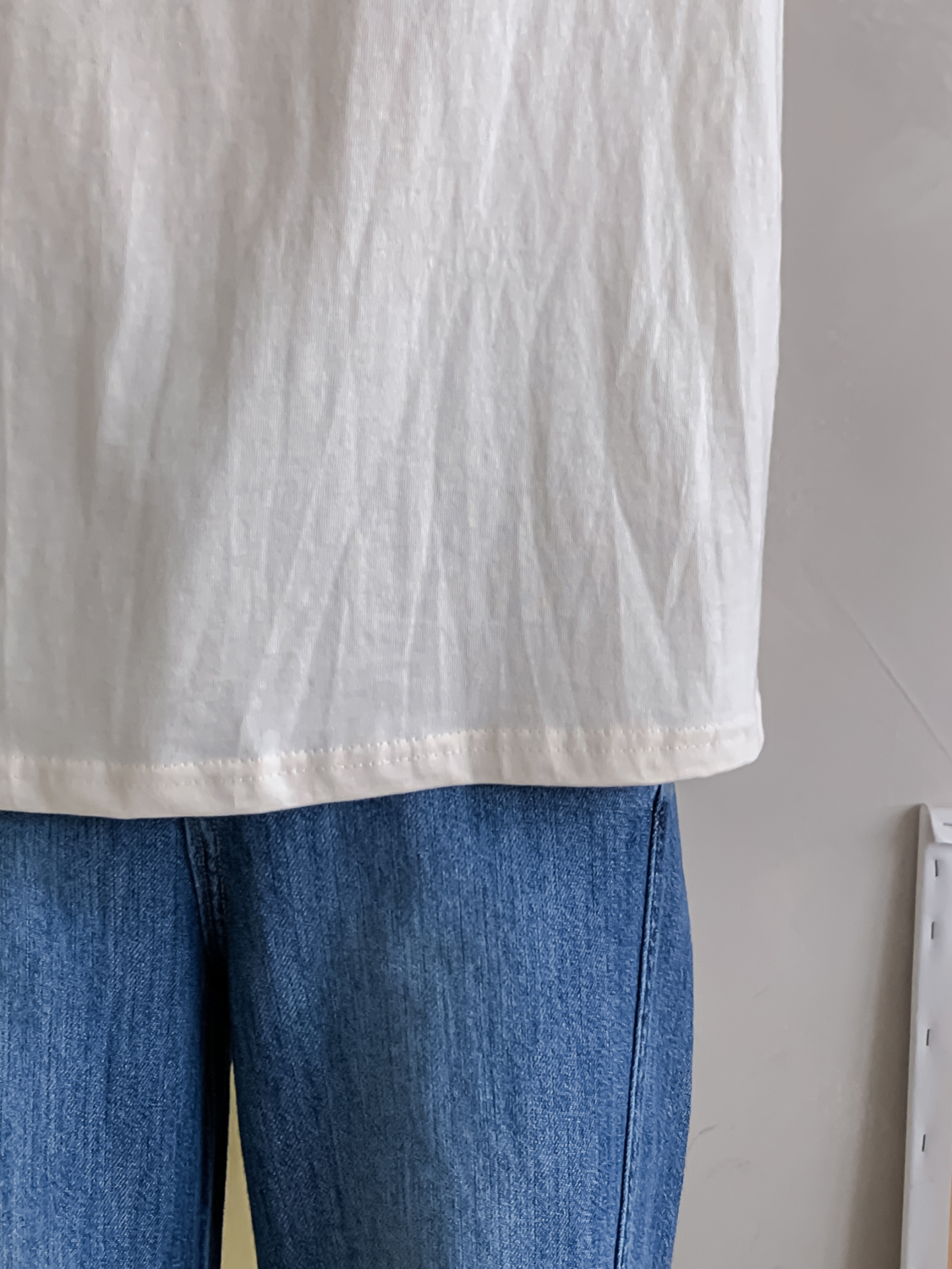 レースコットンラウンドネック半袖ブラウス | 詳細画像9