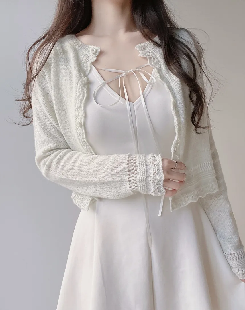 フレアミニリボンノースリワンピース | mirangmirang | 詳細画像11