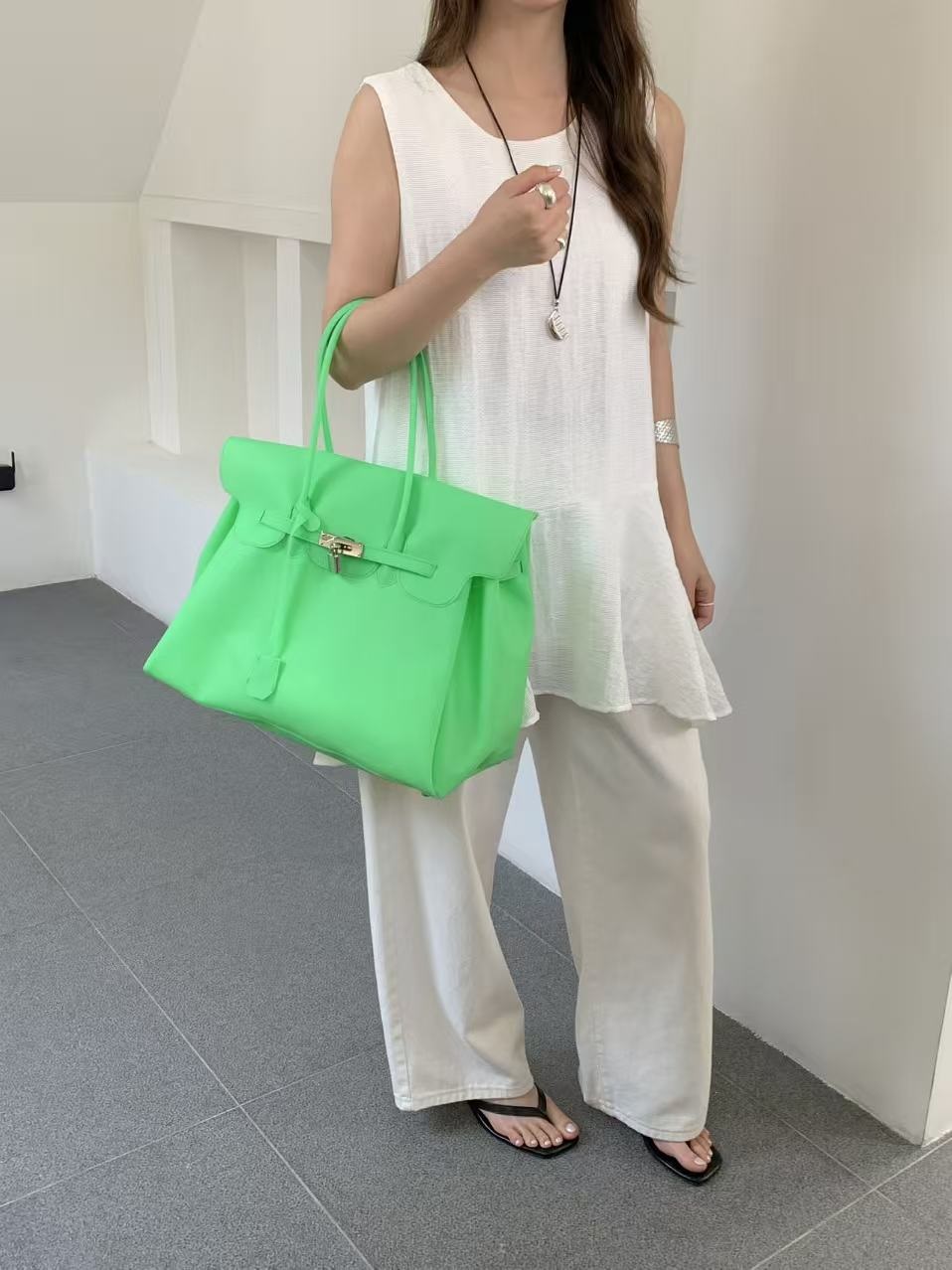 ビッグ無地トートバッグ | 詳細画像3