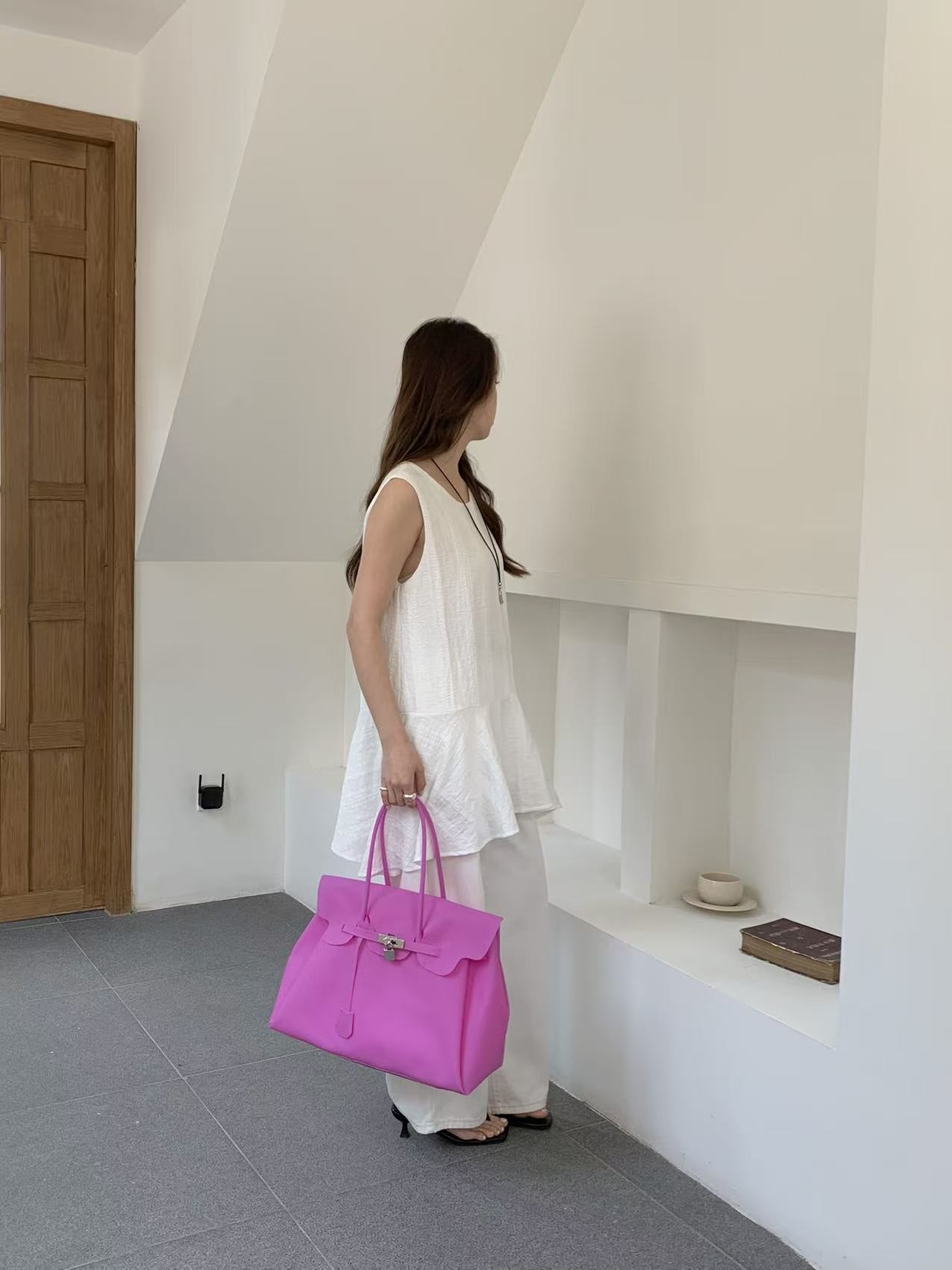 ビッグ無地トートバッグ | 詳細画像6