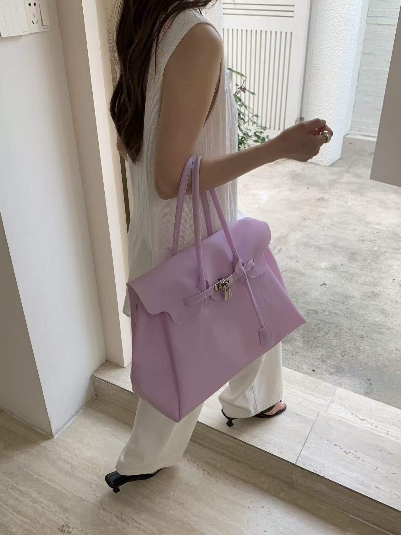 ビッグ無地トートバッグ | 詳細画像8