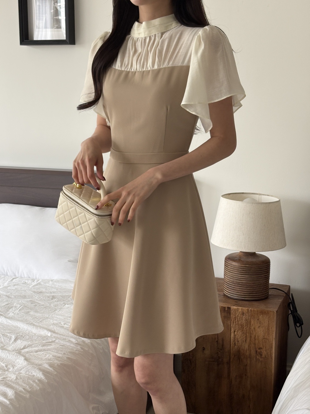 半袖フレアワンピース | 詳細画像3