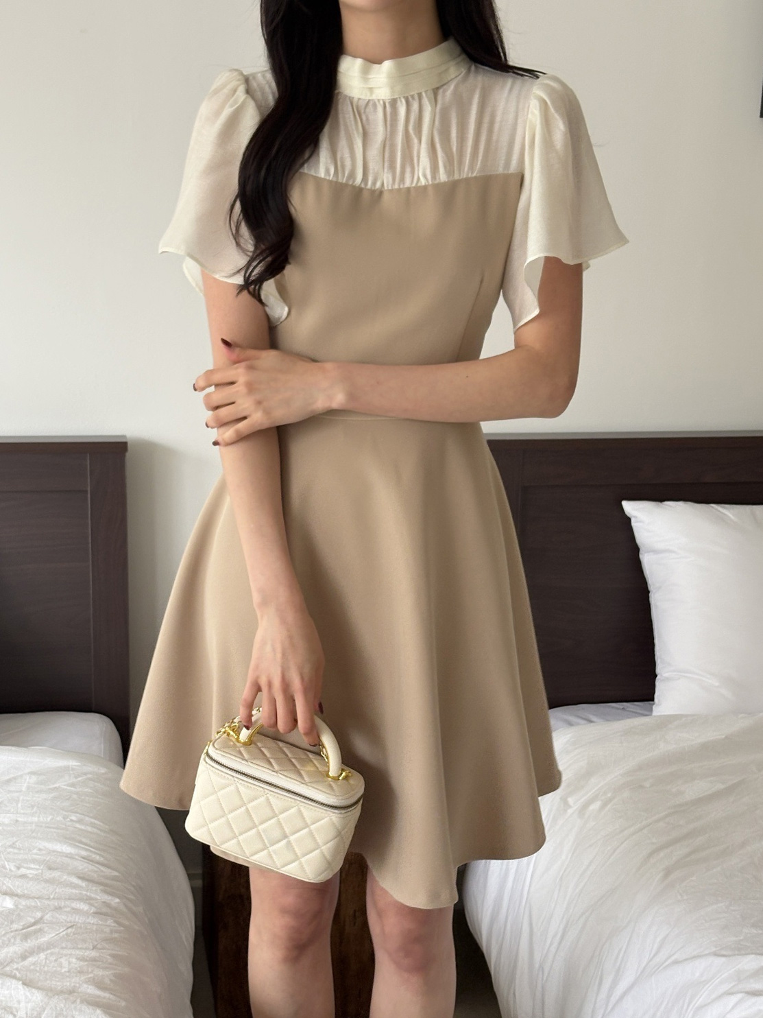 半袖フレアワンピース | 詳細画像4