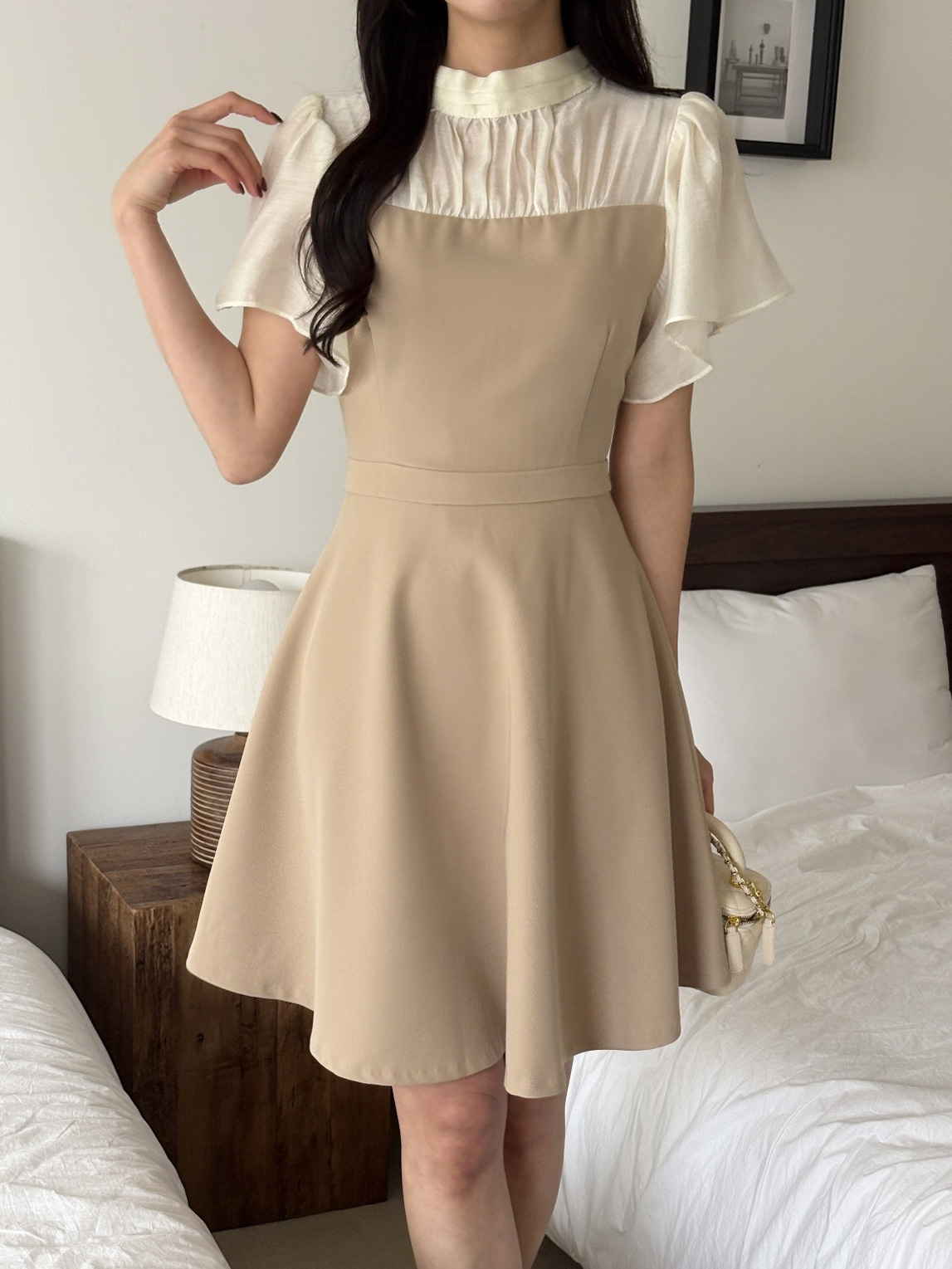 半袖フレアワンピース | 詳細画像6