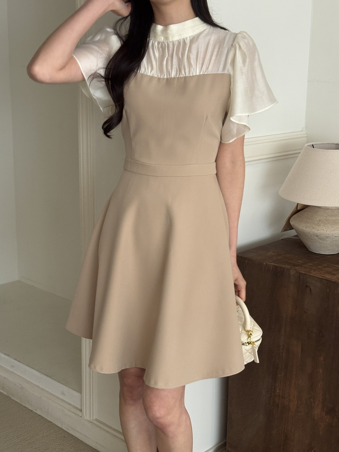 半袖フレアワンピース | 詳細画像12