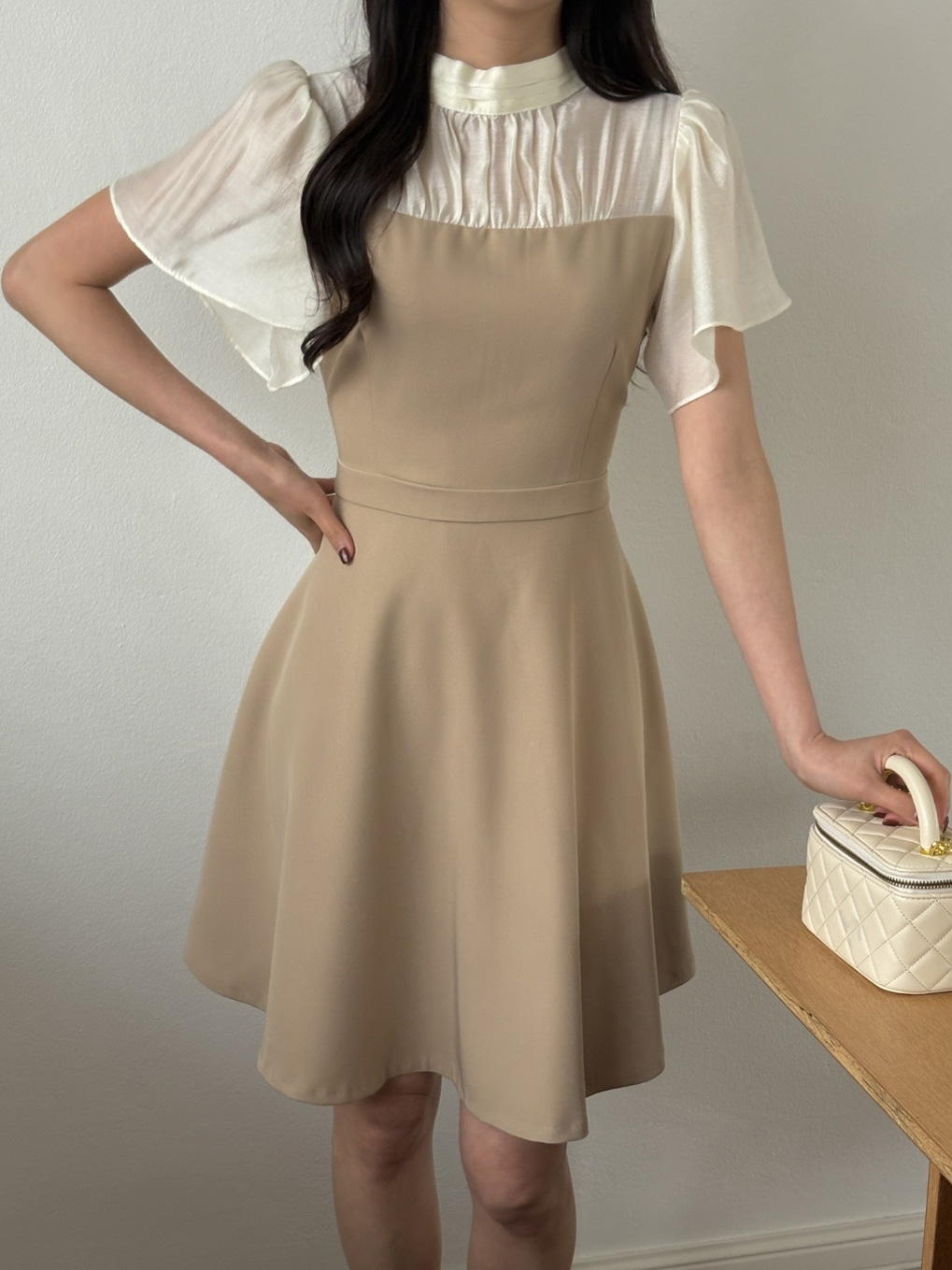 半袖フレアワンピース | 詳細画像15