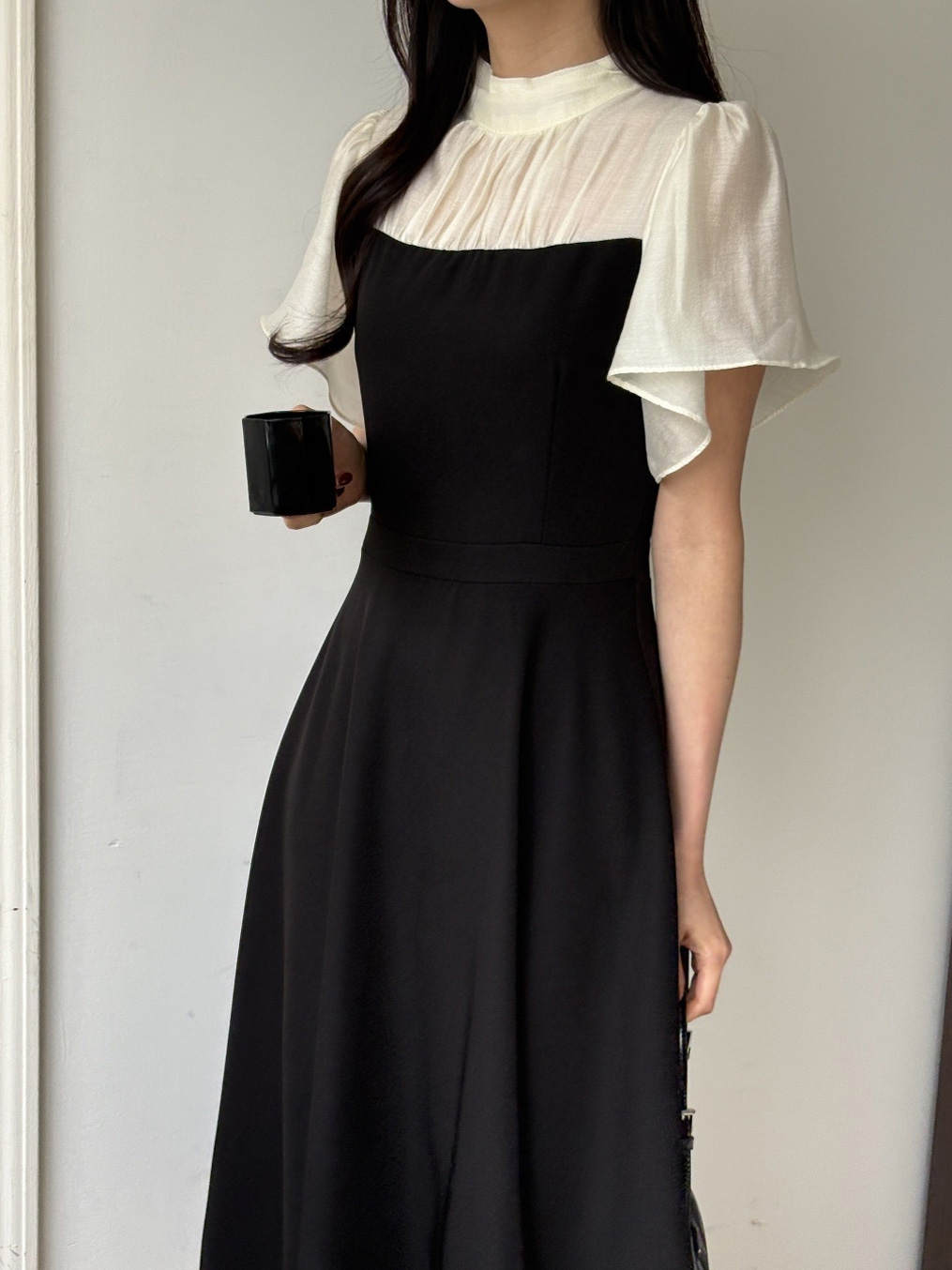 ロング半袖フレアワンピース | 詳細画像17