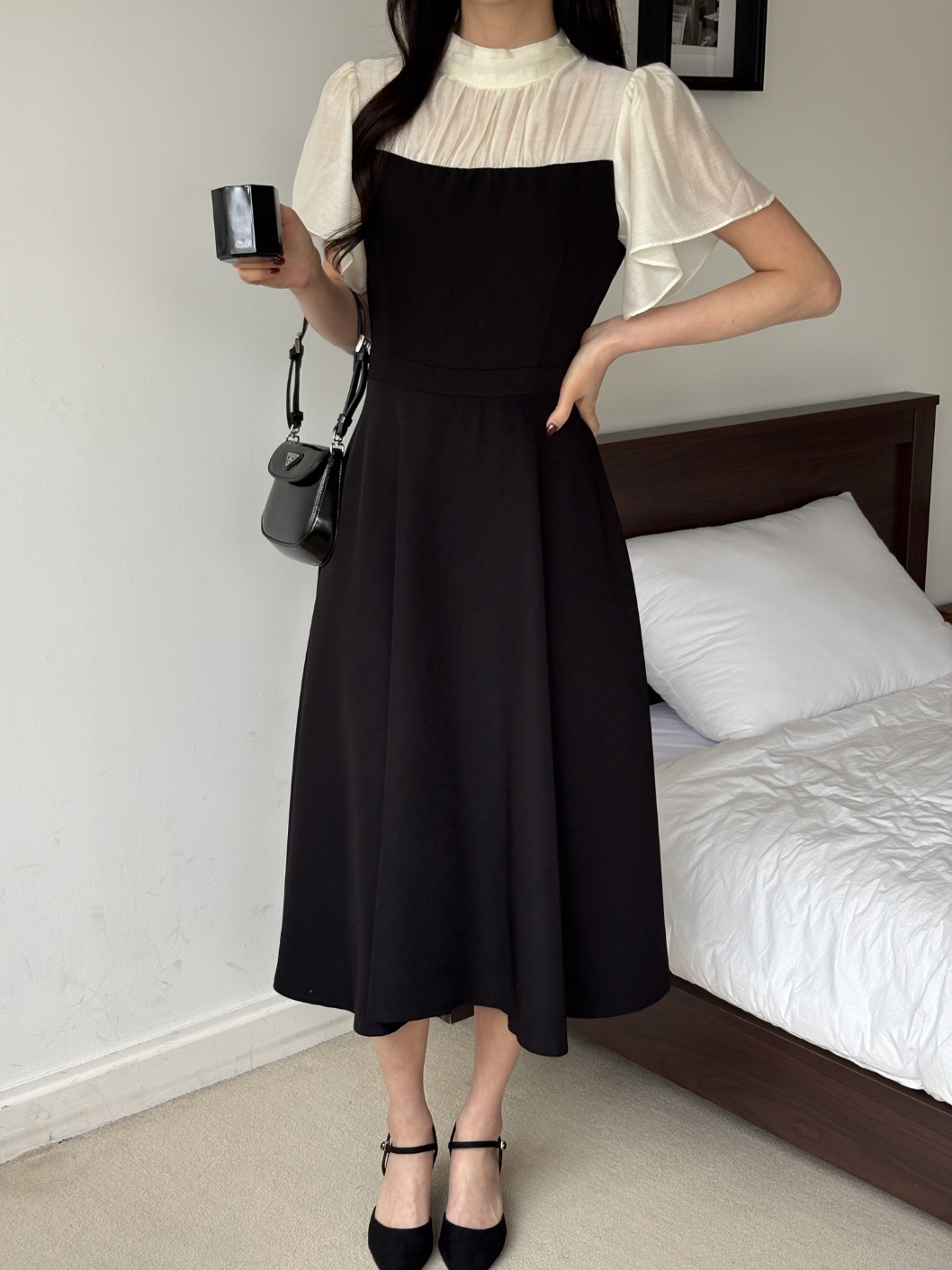 ロング半袖フレアワンピース | 詳細画像19