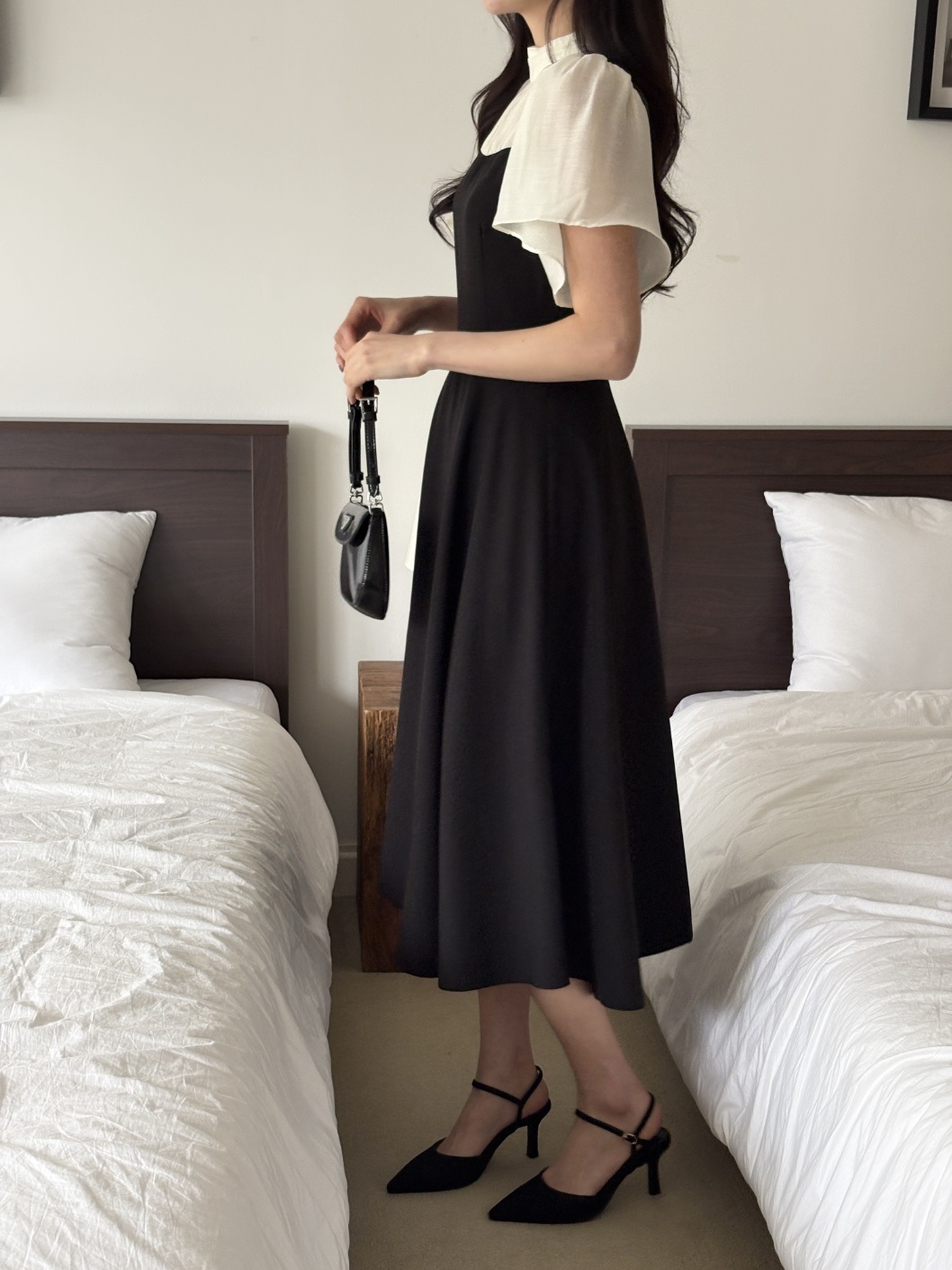 ロング半袖フレアワンピース | 詳細画像20