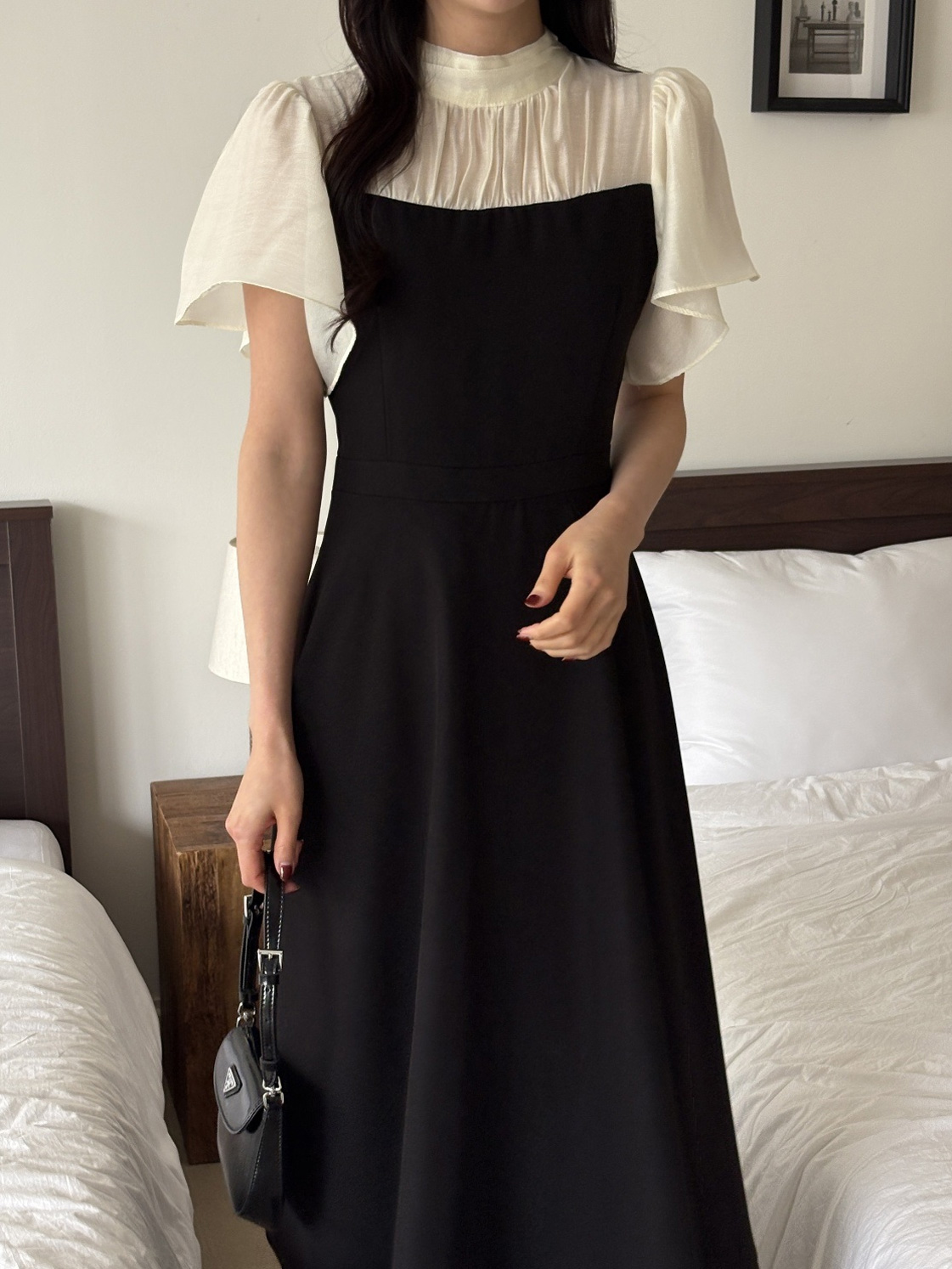 ロング半袖フレアワンピース | 詳細画像23