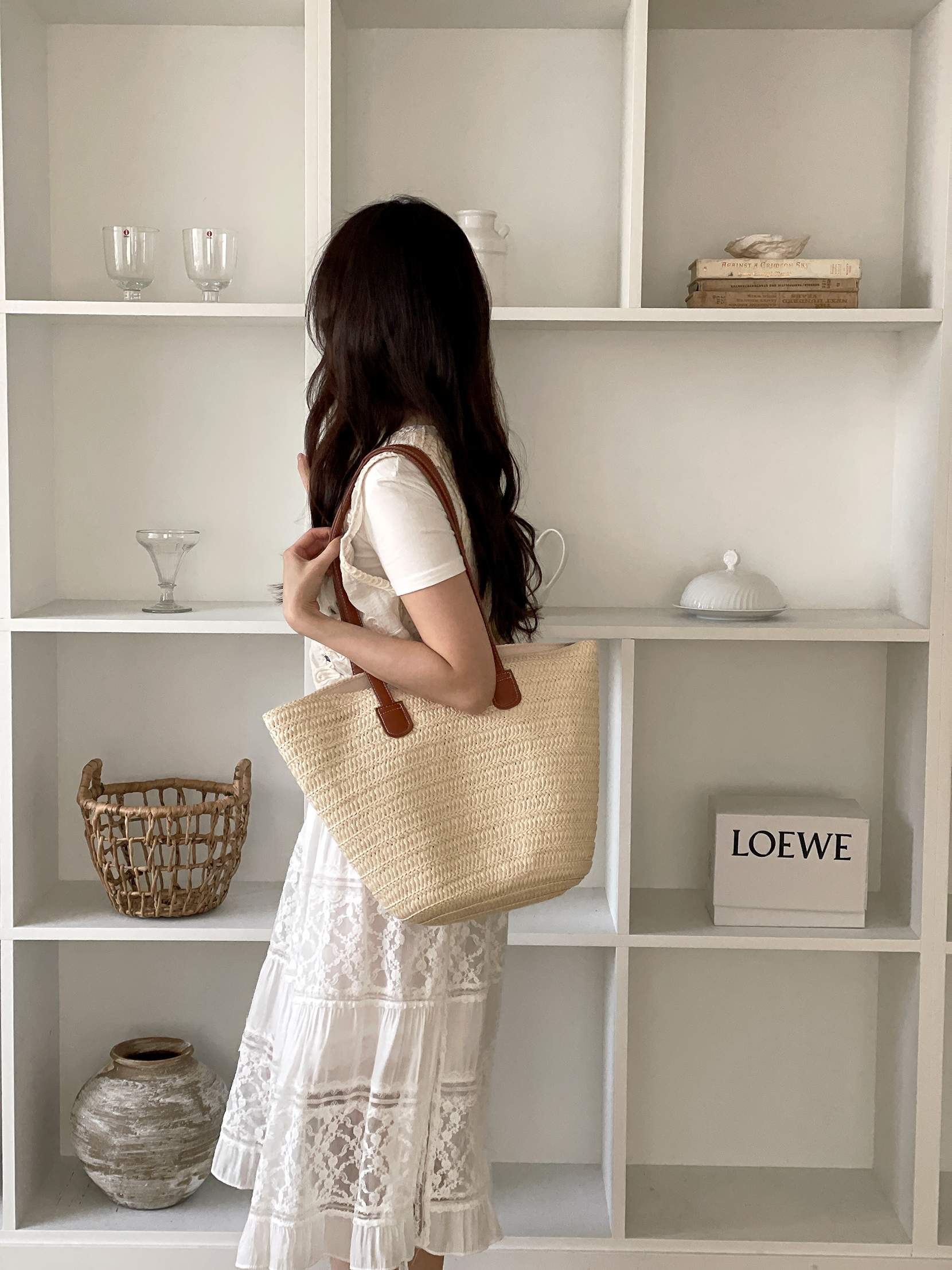 ボタンUネックルーズ刺繍花柄ベスト | 詳細画像5