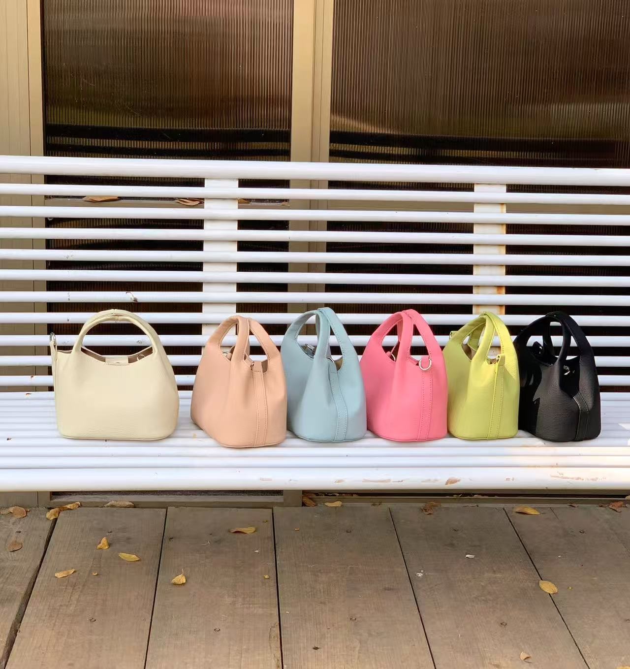 レザー調Dリングマグネットボタン無地ショルダーバッグポーチ付 | 詳細画像16