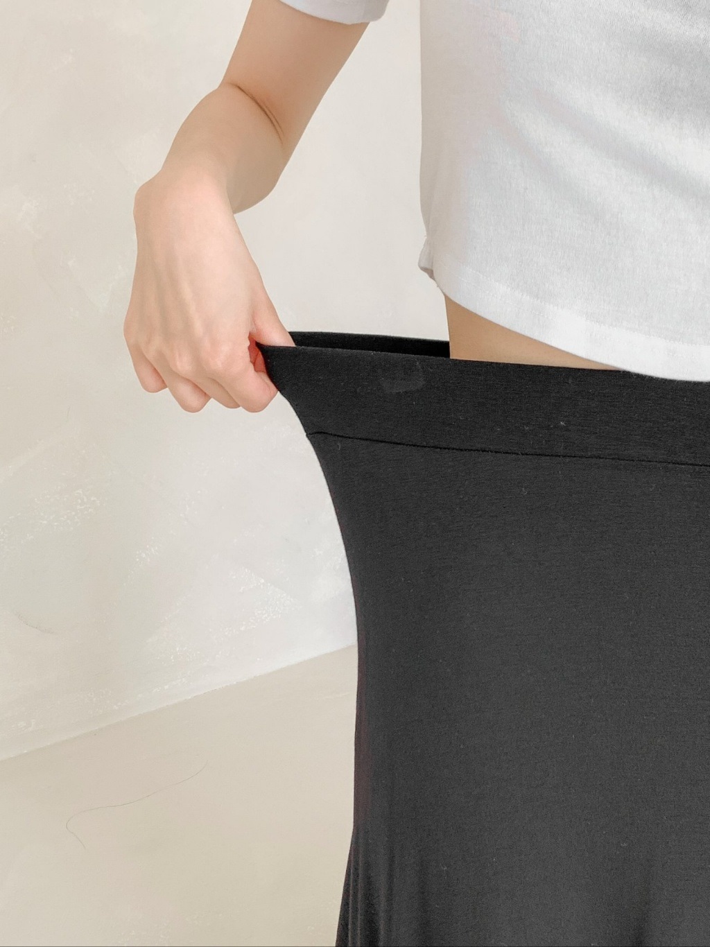 ストレッチスリットフレアAライン無地スカート[選べる丈] | 詳細画像16