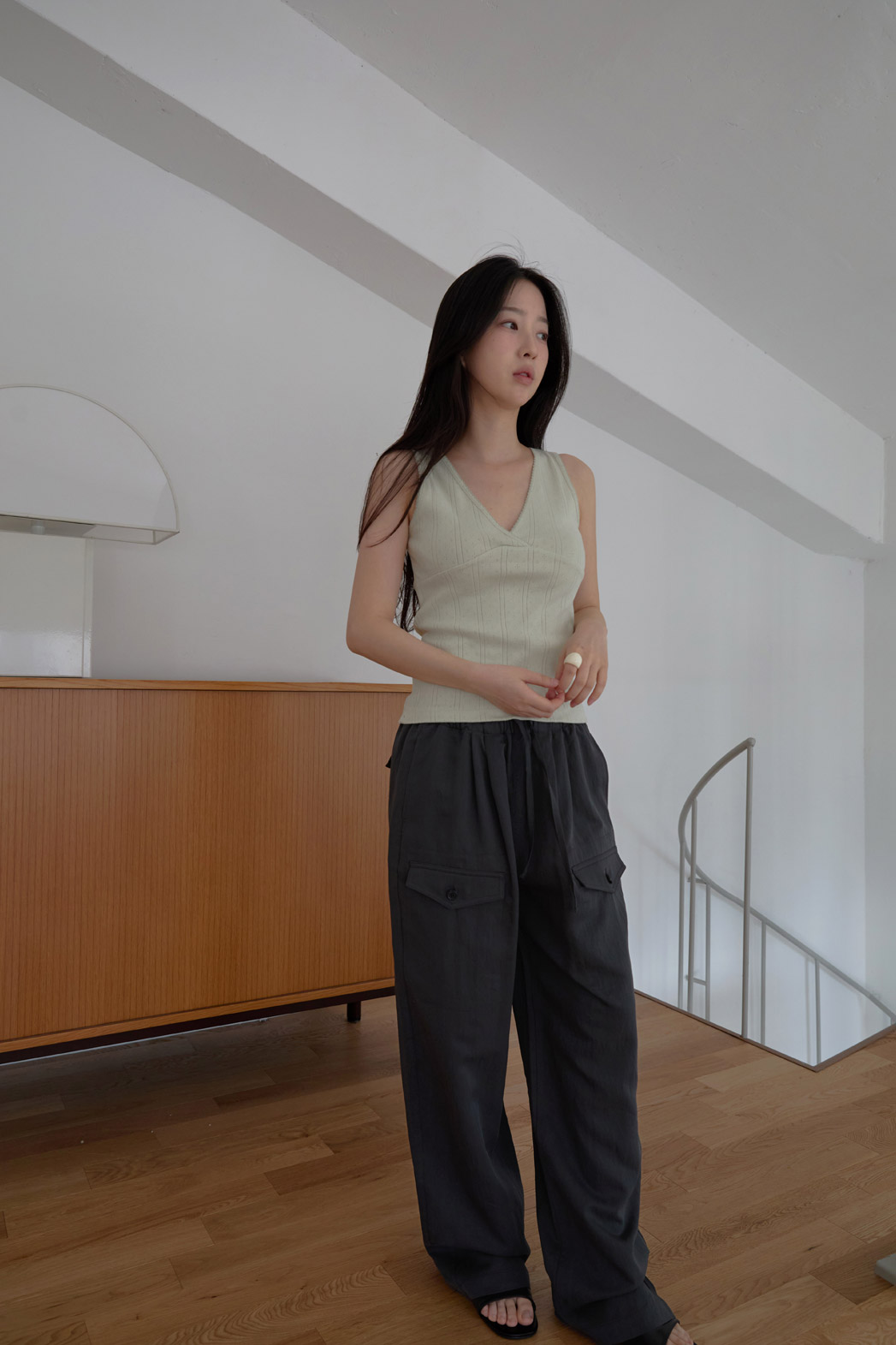 ナイロンゴムベーシックワイド無地パンツストラップ付SS | 詳細画像3