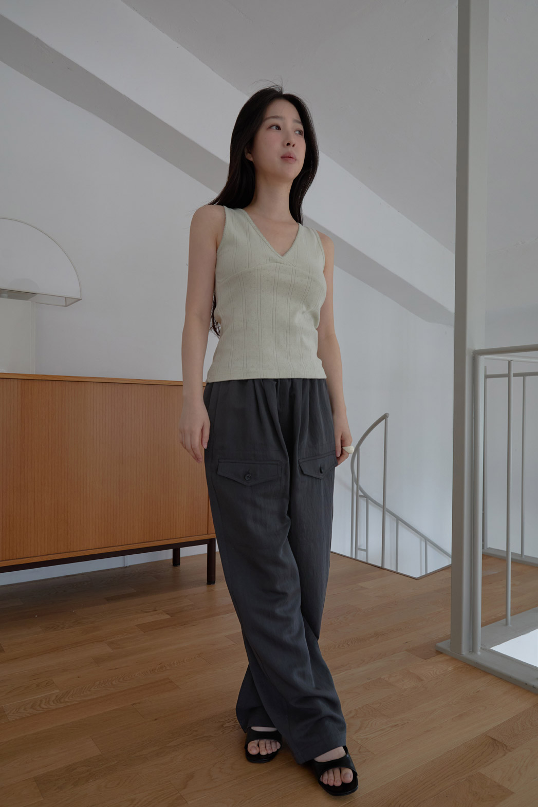 ナイロンゴムベーシックワイド無地パンツストラップ付SS | 詳細画像7