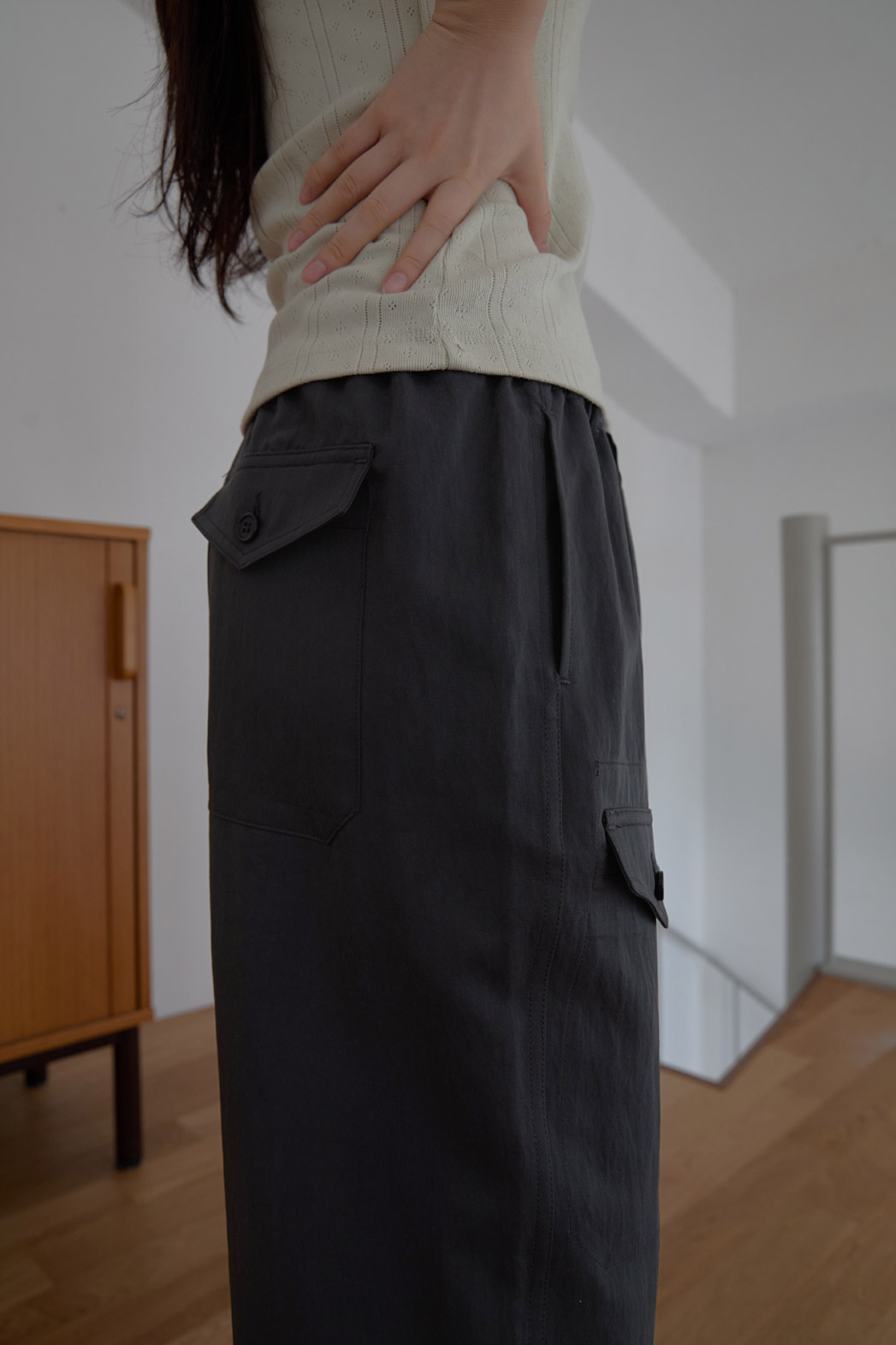 ナイロンゴムベーシックワイド無地パンツストラップ付SS | 詳細画像15