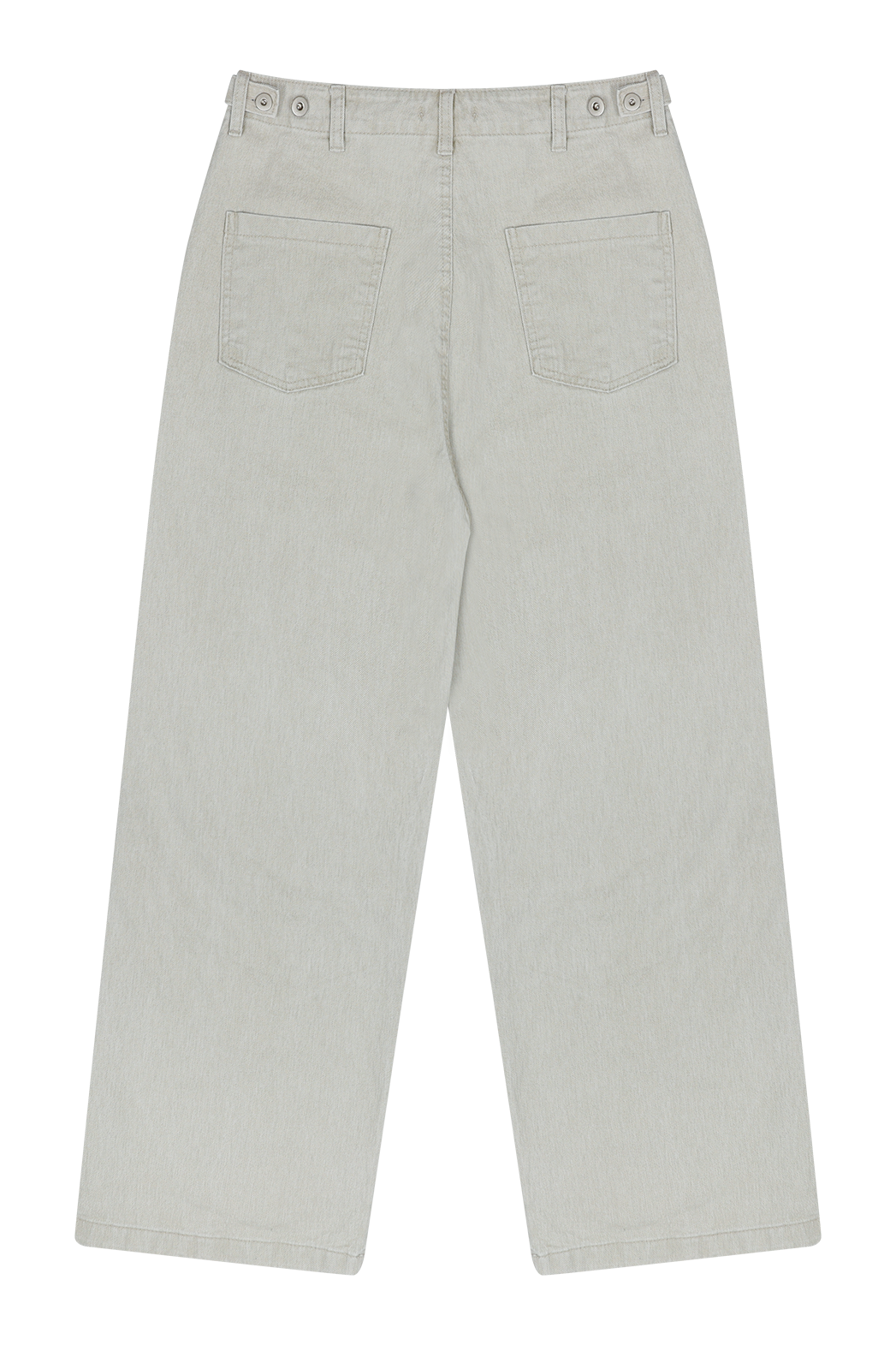 コットンアジャストベーシックワイド無地デニムパンツオールシーズン | 詳細画像19